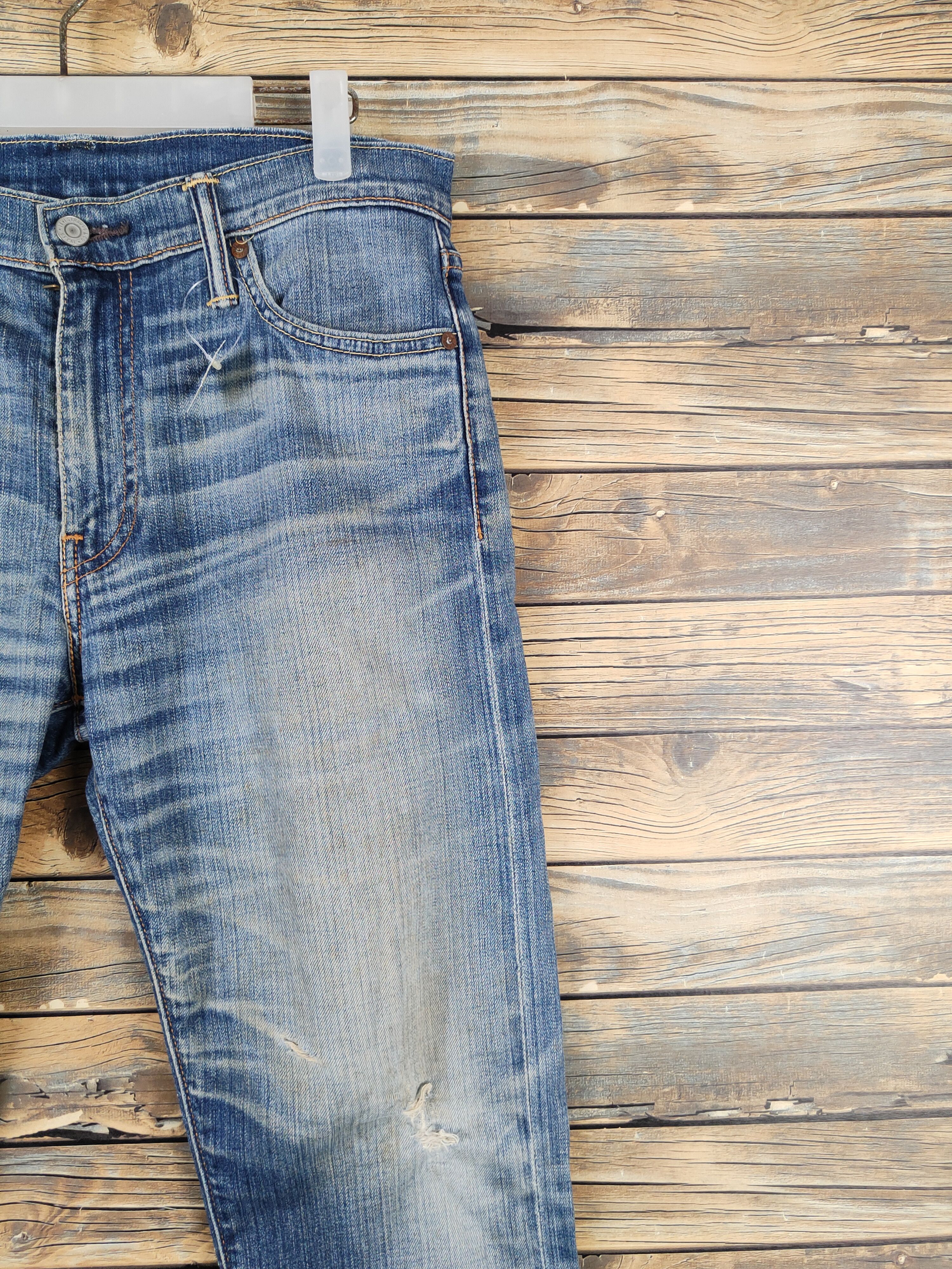 Levi's Levi's Blue Distressed Ripped Jeans #W1036 Size US 31 - 5 Thumbnail