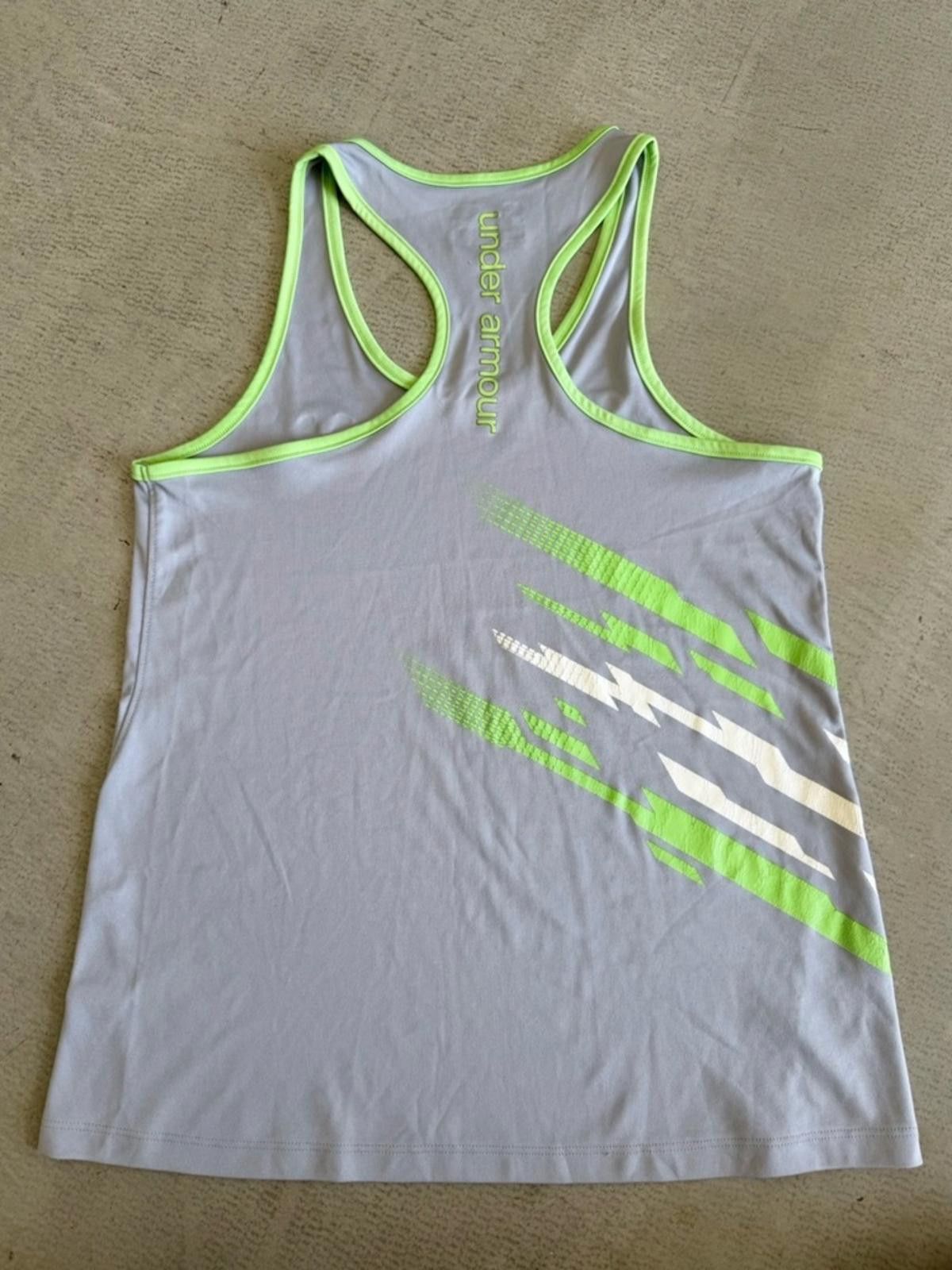 Under Armour Under Armour / HeatGear Racerback Fitness Tank / Gray Size S / US 4 / IT 40 - 5 Thumbnail