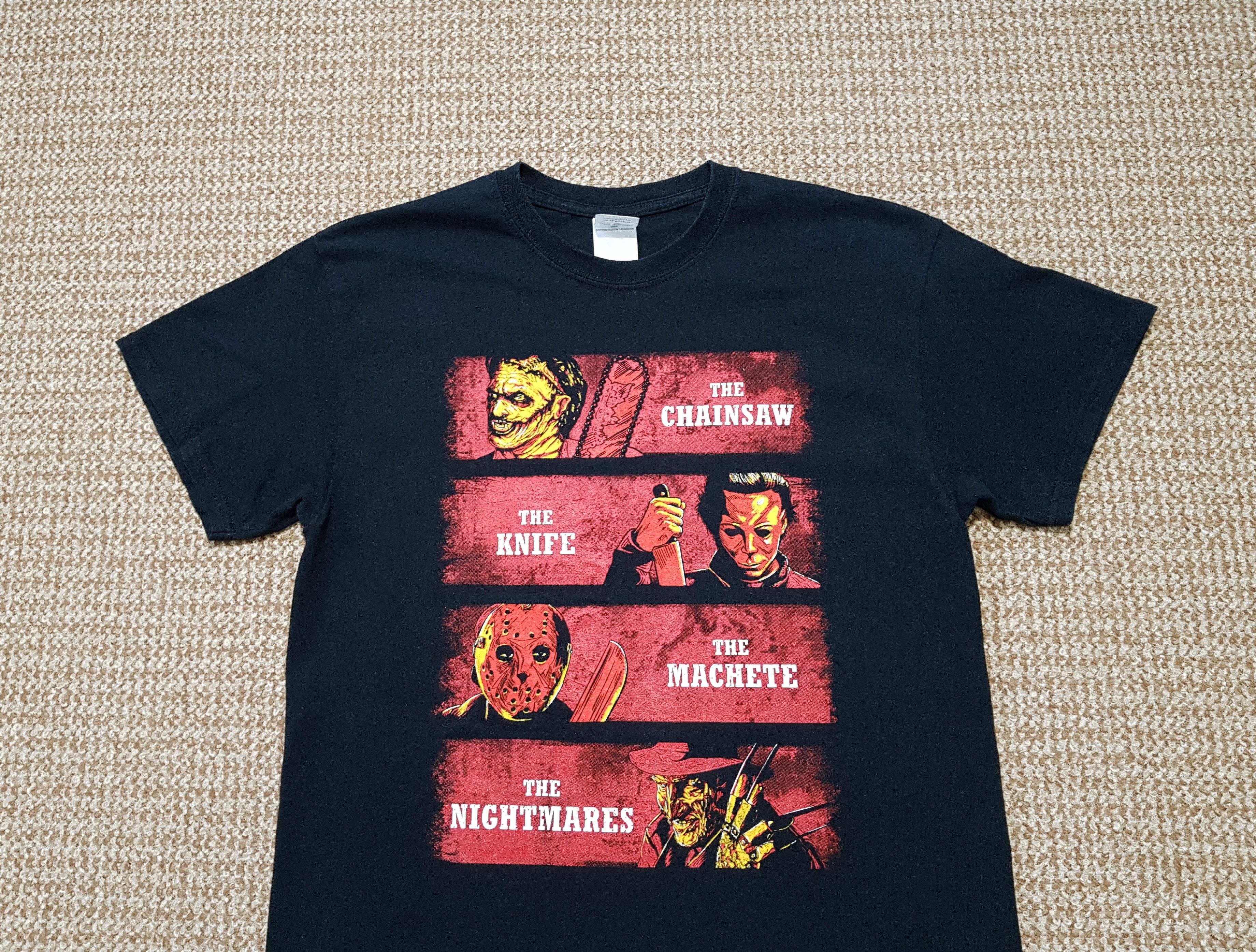 Expert Horror Horror Movie T Shirt Friday 13th Halloween Chainsaw Freddy Size US M / EU 48-50 / 2 - 2 Thumbnail