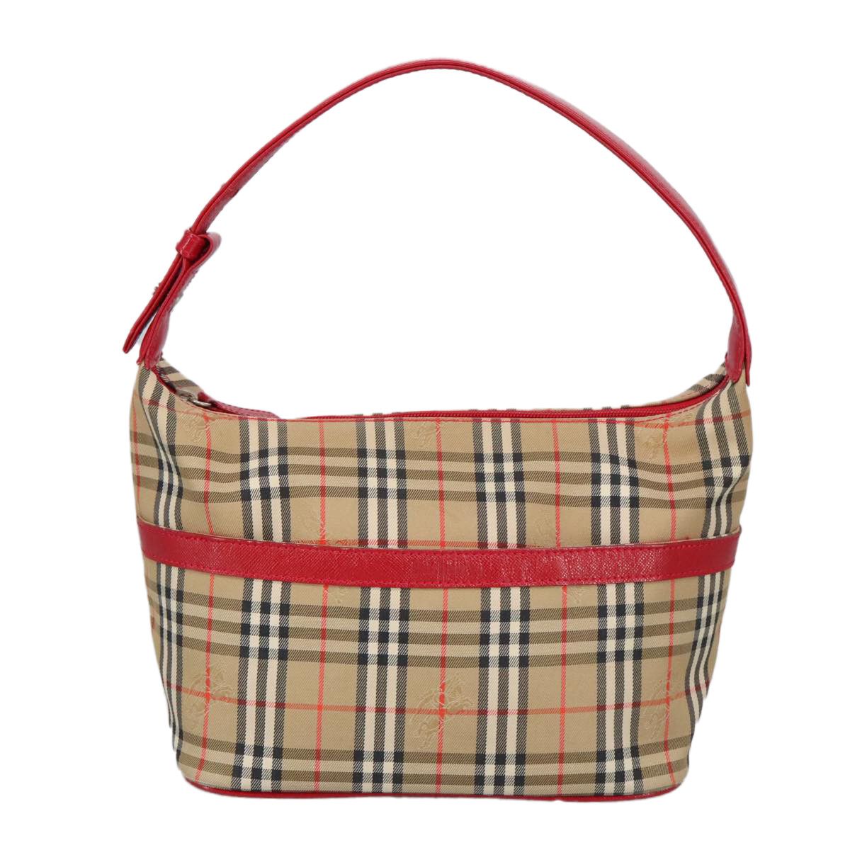 Burberry Nova Check Beige Canvas Handbag (Pre-Owned) Size ONE SIZE - 1 Thumbnail