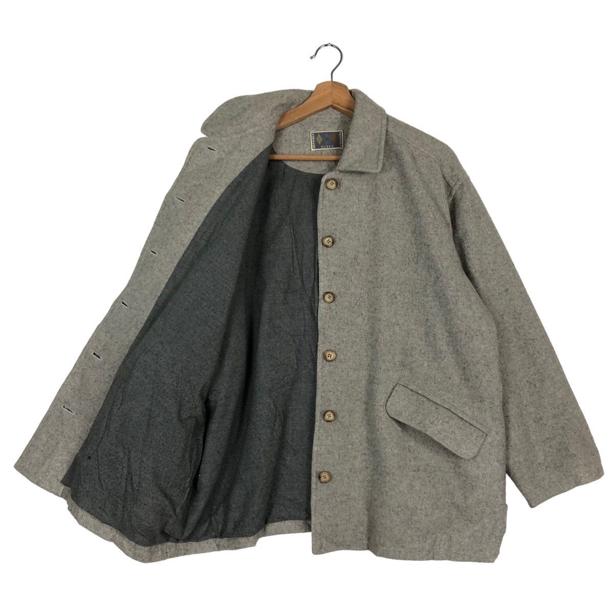Japanese Brand 🔥Vintage Husky Chore Wool Jacket Worker Wear Size US M / EU 48-50 / 2 - 9 Thumbnail