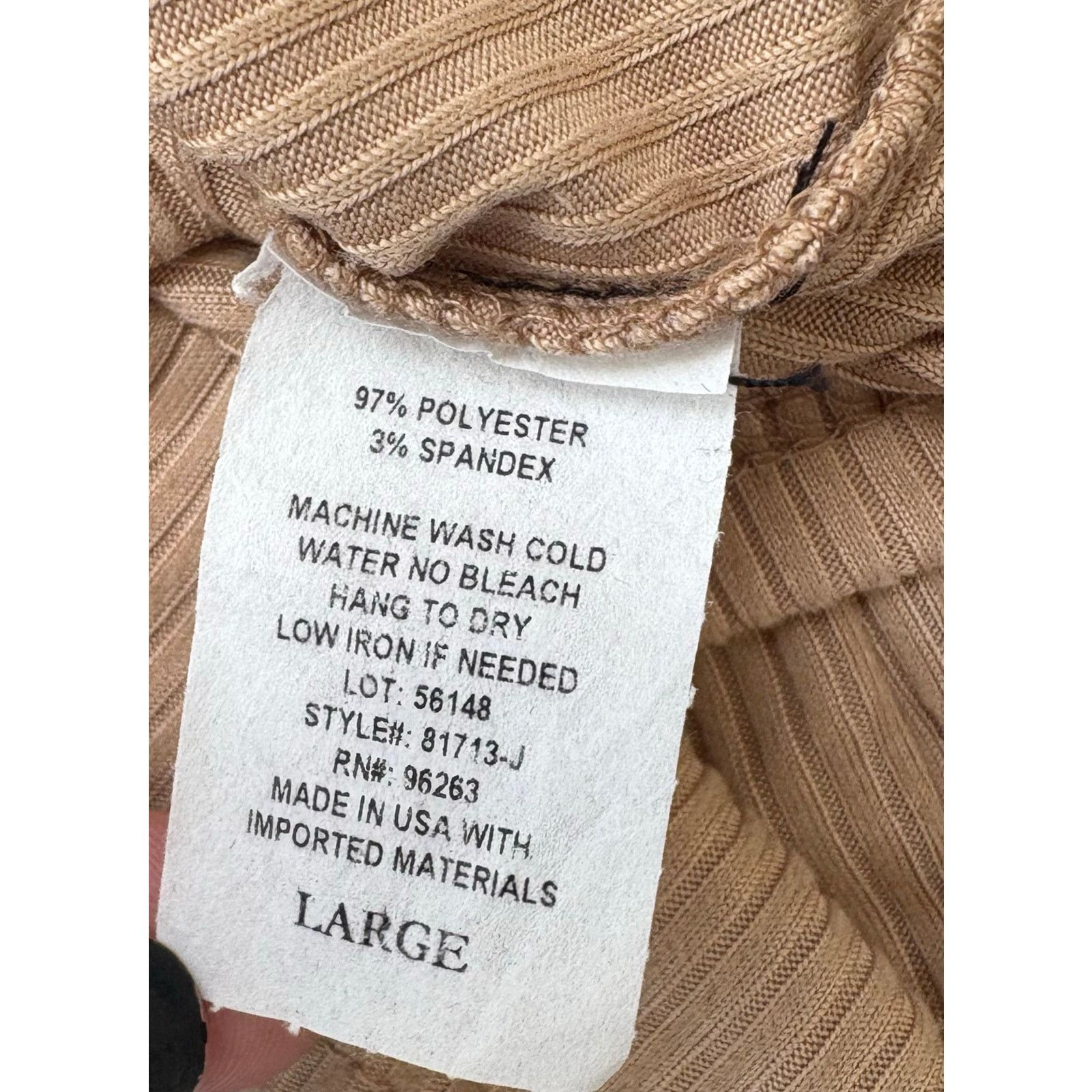 Other Livi by Olivia Rae | Women's Short Sleeve V-Neck Top | Large Size L / US 10 / IT 46 - 3 Thumbnail