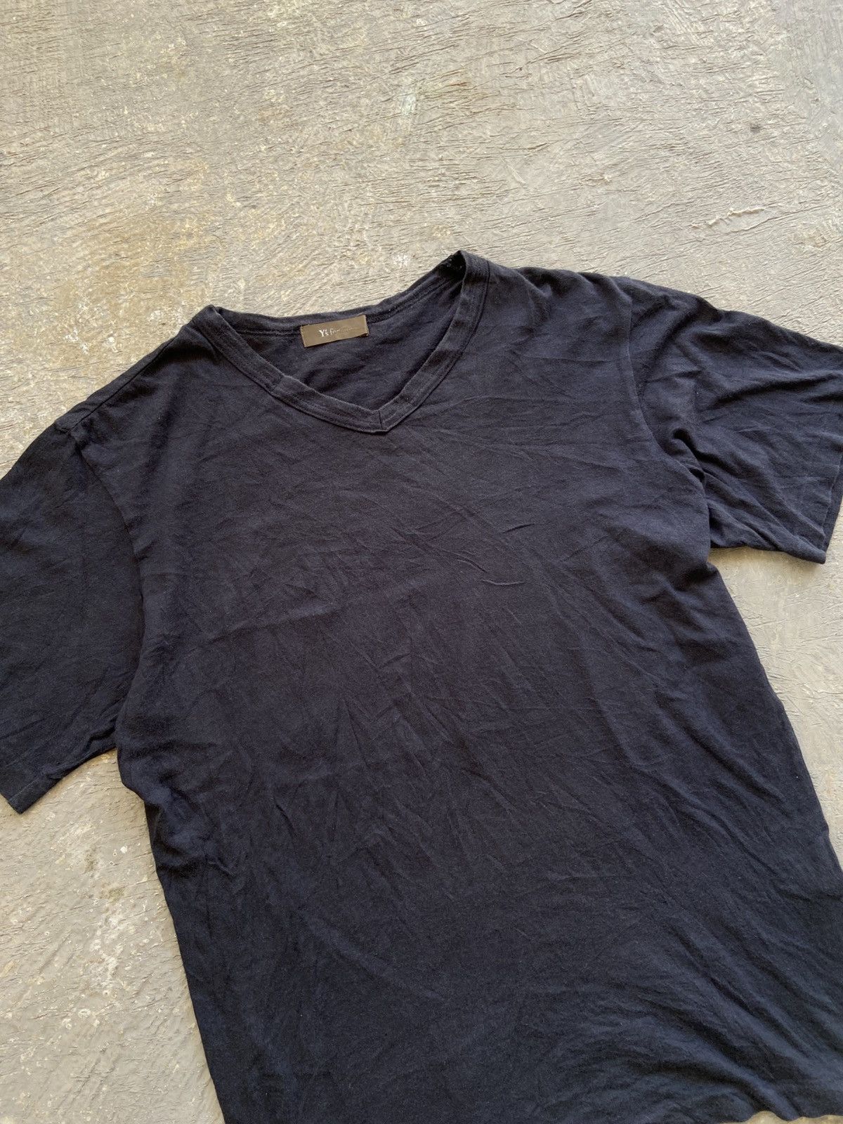 Y's for Men SS08 Y’s For Men Yohji Yamamoto - Vkei Style V-Neck Tee Size US M / EU 48-50 / 2 - 2 Thumbnail