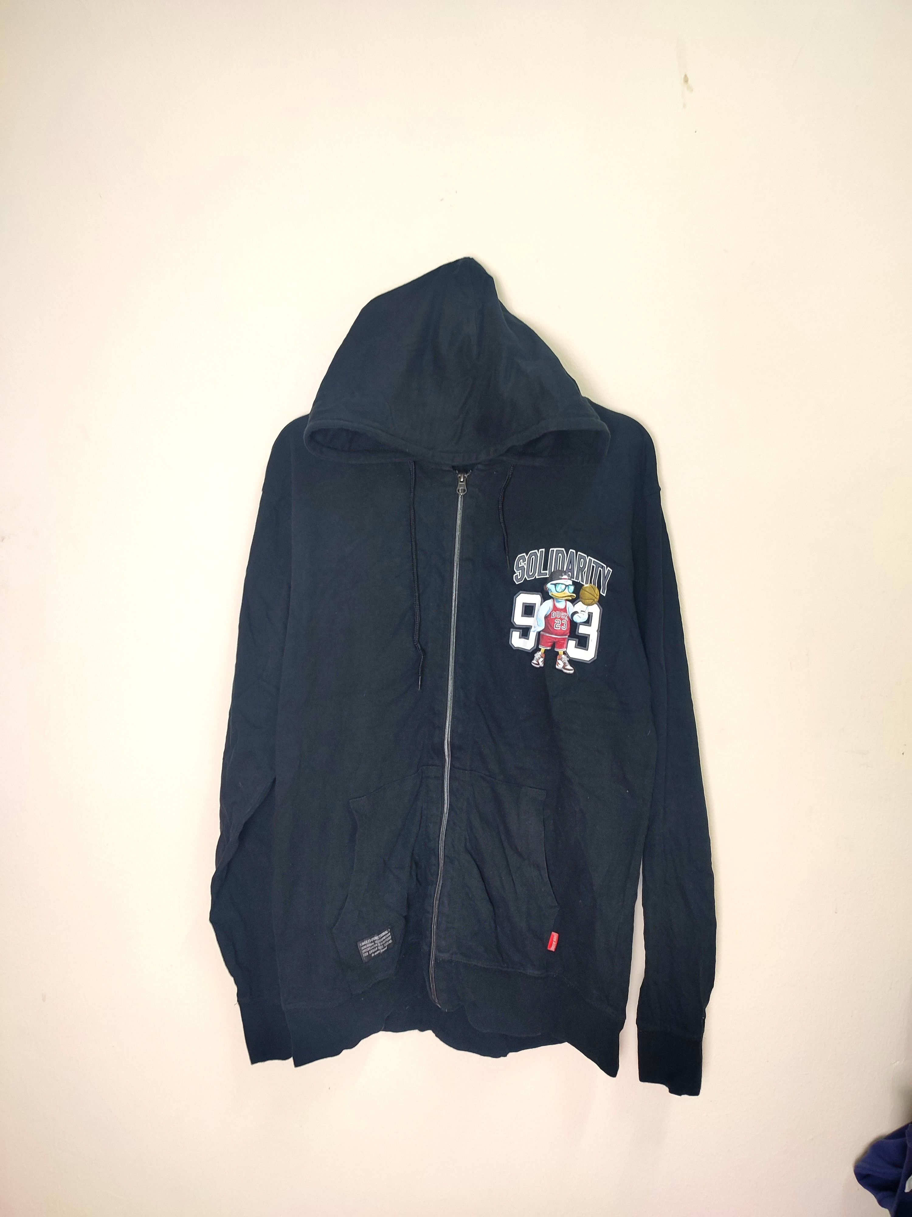 Japanese Brand B-one-soul Solidarity 93 Zip Up Hoodies Size US L / EU 52-54 / 3 - 2 Thumbnail