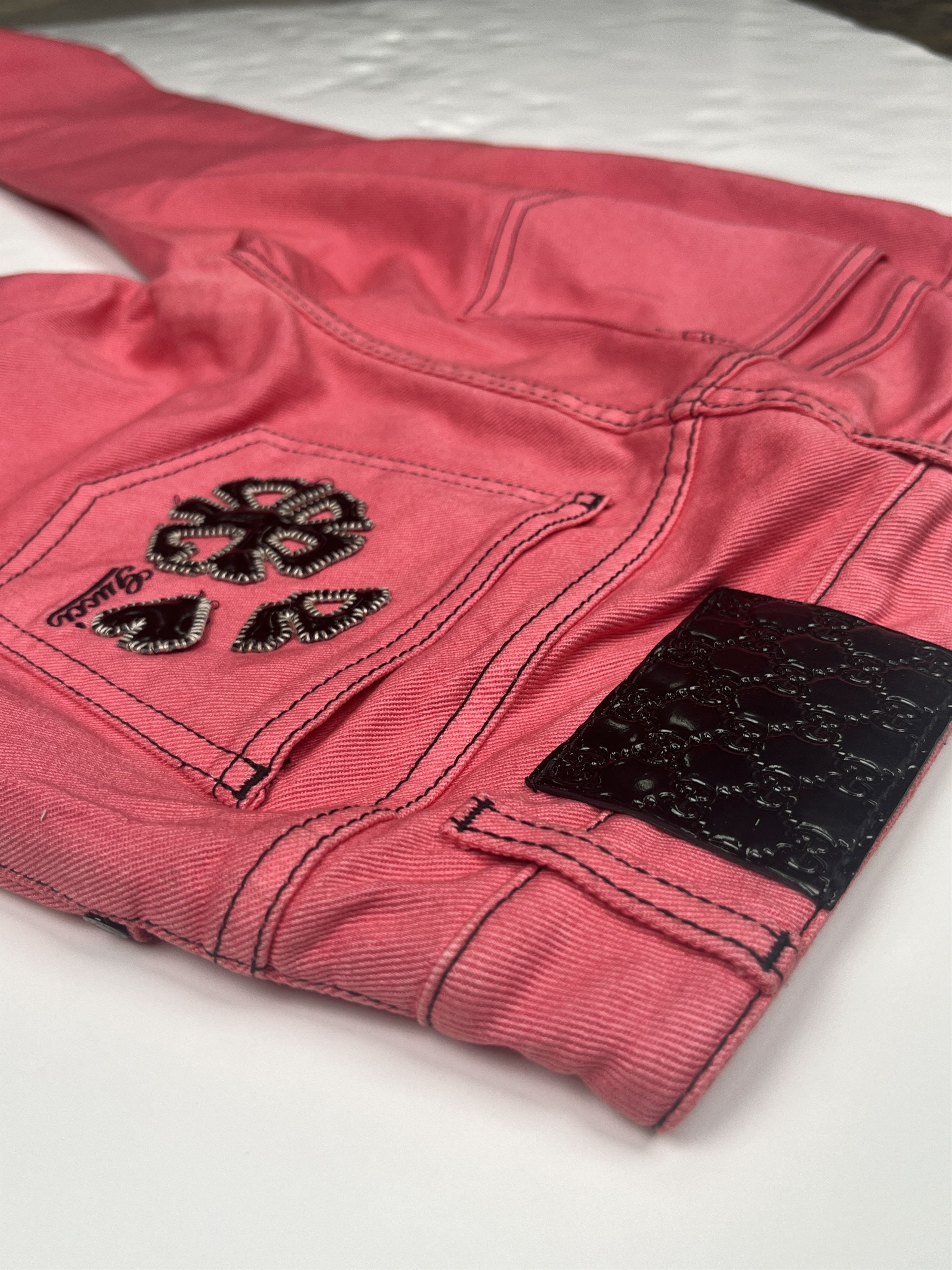 Gucci Gucci Pink Jeans With Ankle Strap Size 27" / US 4 / IT 40 - 3 Thumbnail