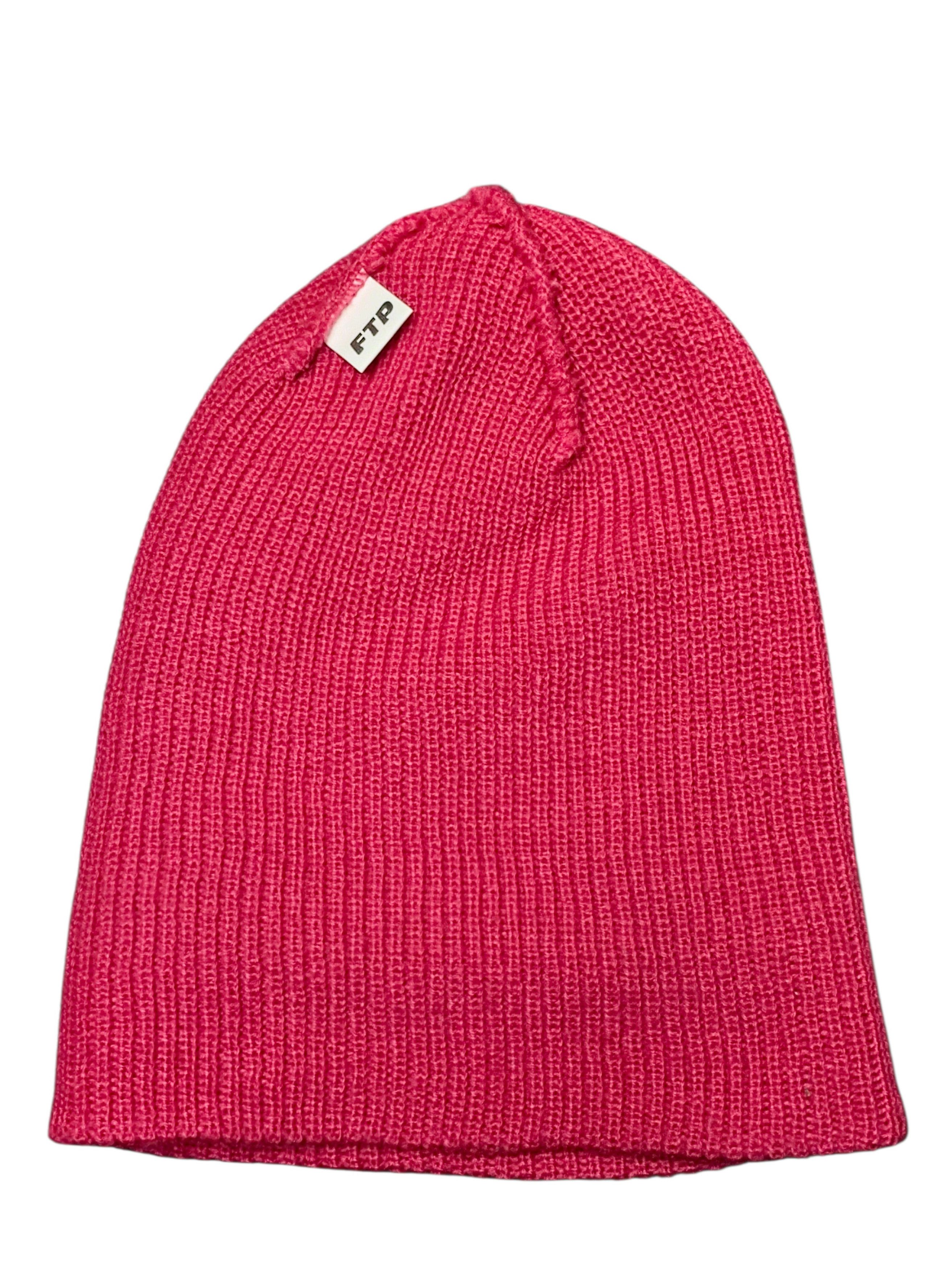 Fuck The Population FTP Logo Patch Beanie Magenta Pink Adult Size Size ONE SIZE - 3 Thumbnail