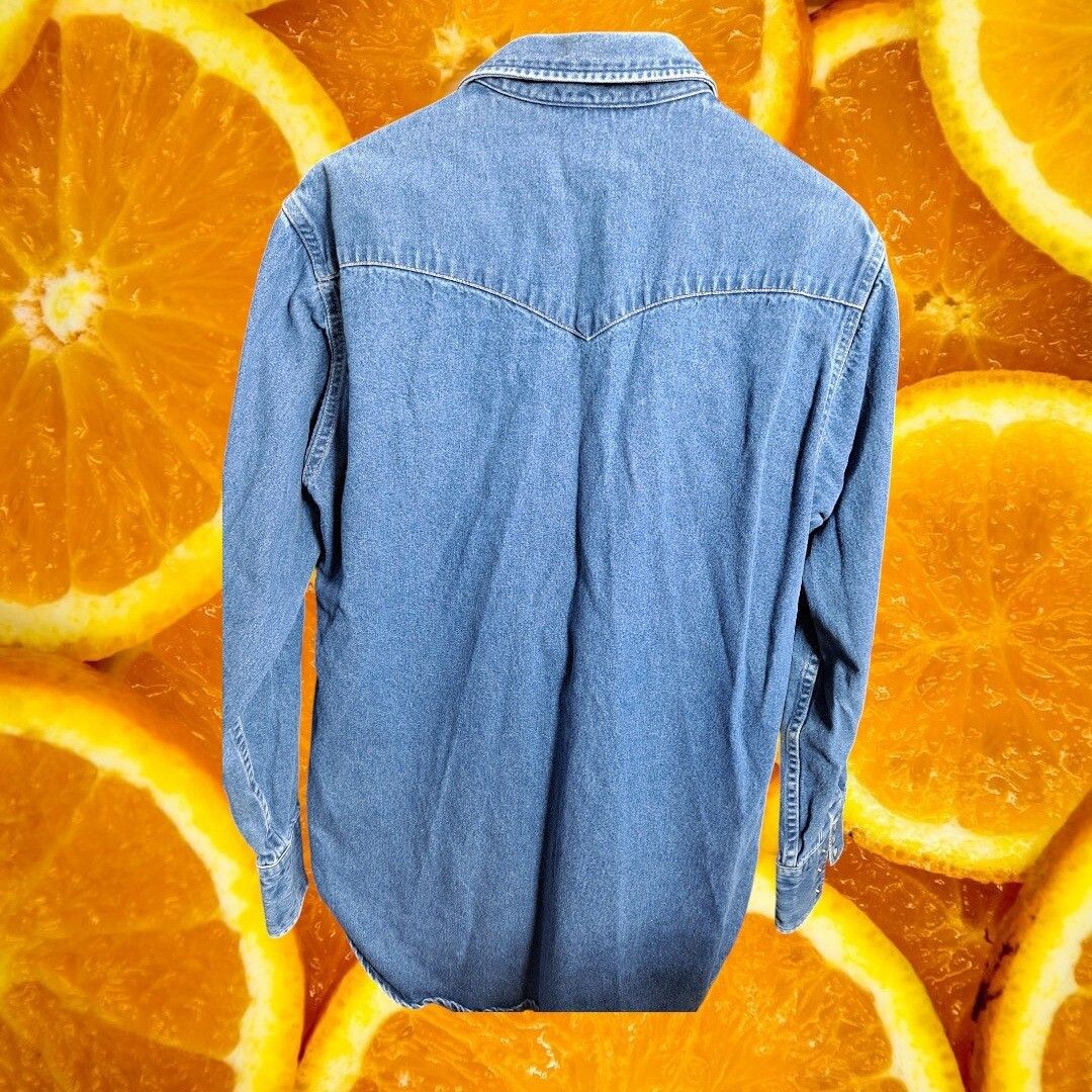 Carhartt Carhartt Denim Shirt Western Style Button Up Long Sleeve Wor Size US L / EU 52-54 / 3 - 6 Thumbnail