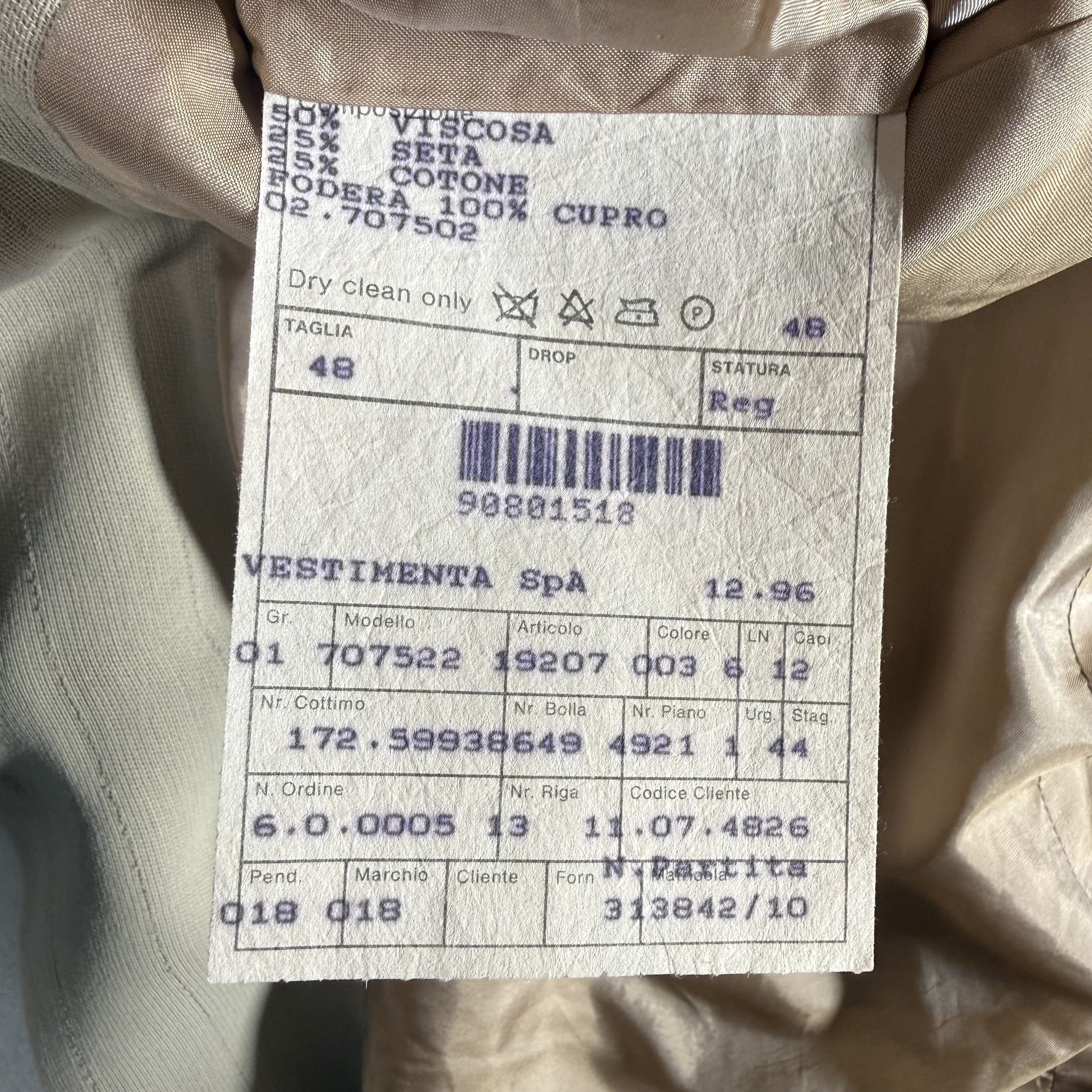 Giorgio Armani 1996 Giorgio Armani Main Line – Size 48 Size 48R - 7 Thumbnail