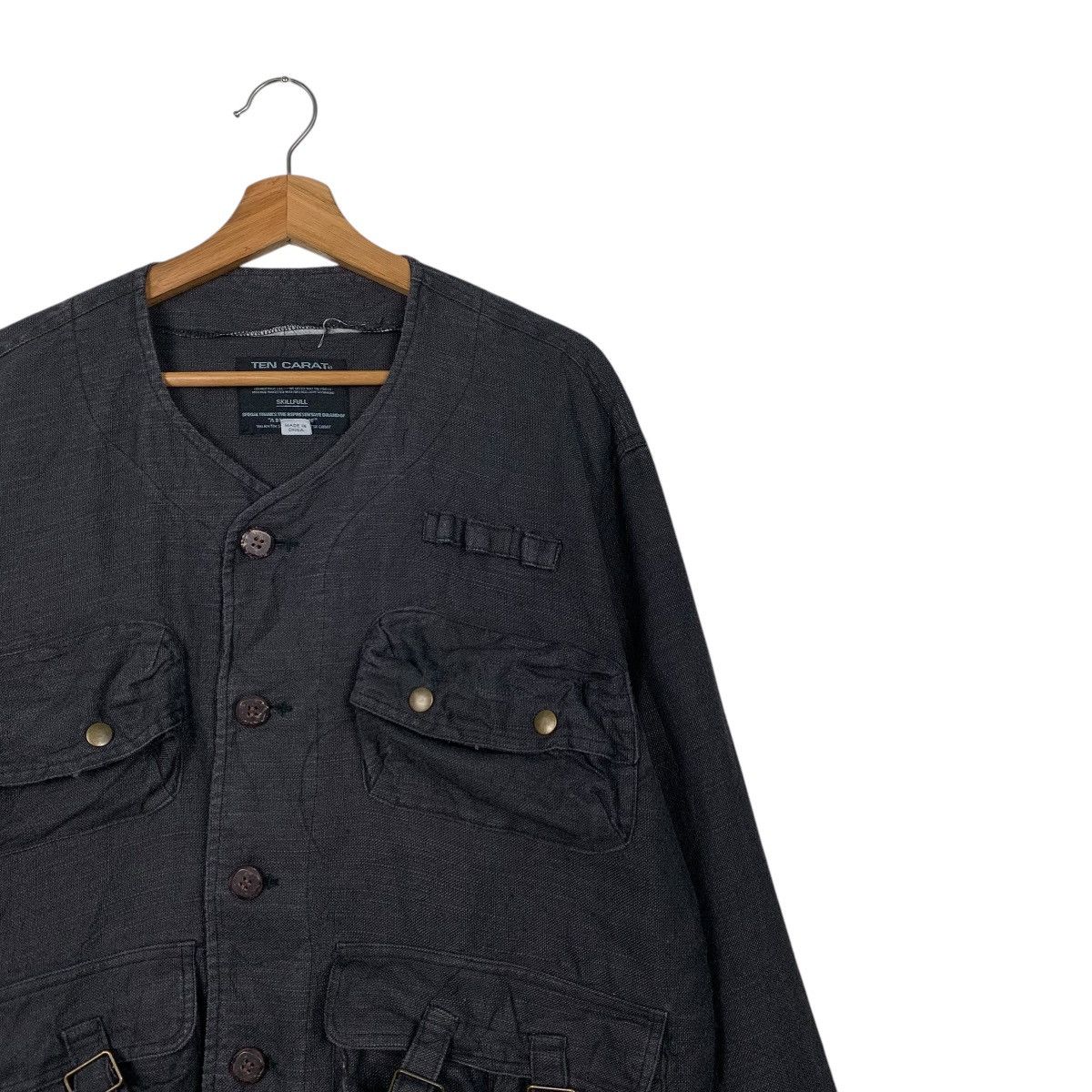 Japanese Brand Japanese Brand Ten Carat Parachute Tactical Jacket Size US M / EU 48-50 / 2 - 5 Thumbnail