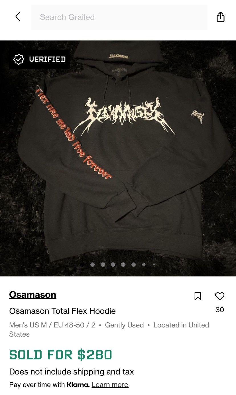 Osamason Osamason Total Flex Hoodie Size US M / EU 48-50 / 2 - 11 Thumbnail