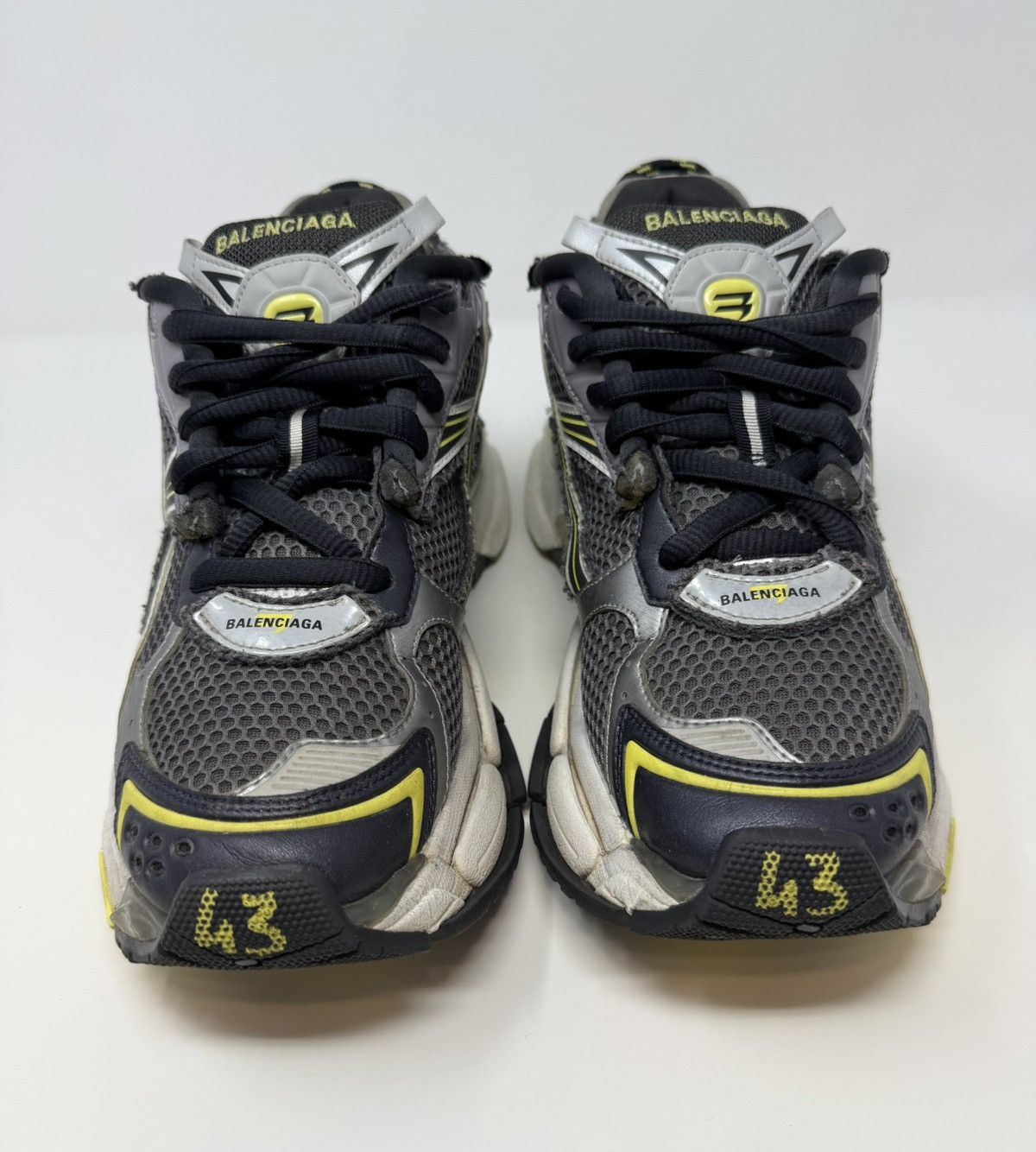 Balenciaga Balenciaga Runner Sneaker Grey/Yellow Size US 10 / EU 43 - 2 Thumbnail