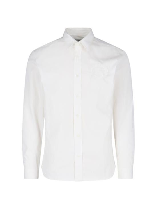 Burberry BURBERRY Men Long Tops 8095333 B7347 White Size US L / EU 52-54 / 3 - 1 Thumbnail