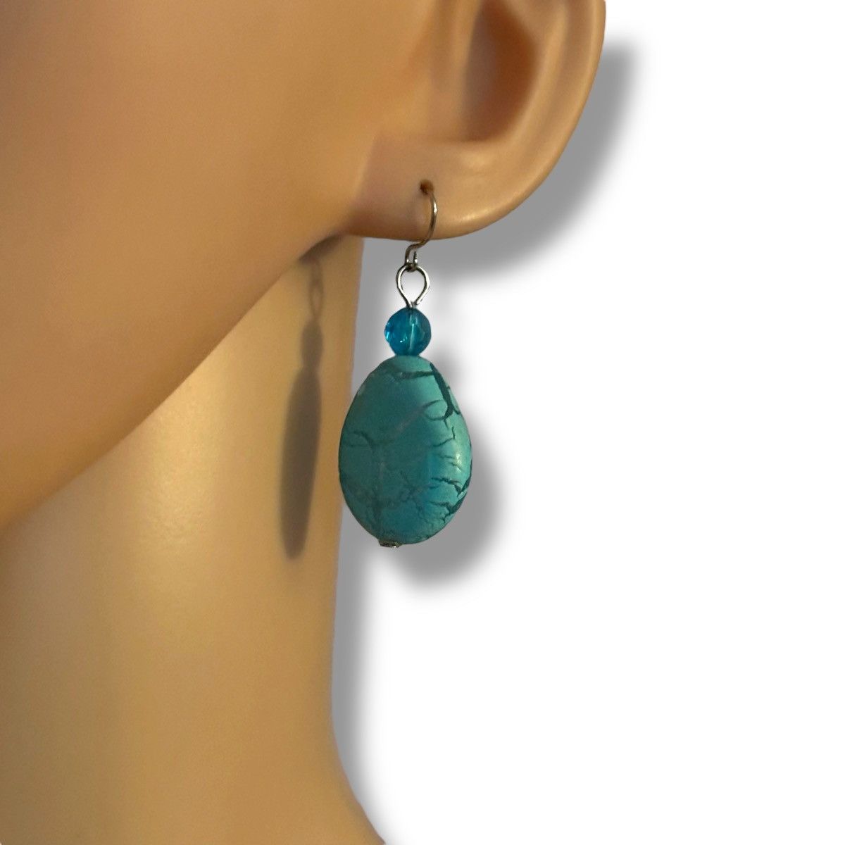 Other Oval turquoise dangle earrings Size ONE SIZE - 2 Thumbnail