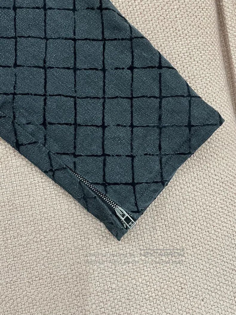Chanel Chanel Black diamond-patterned jeans Size 25" / US 0 / IT 36 - 3 Thumbnail