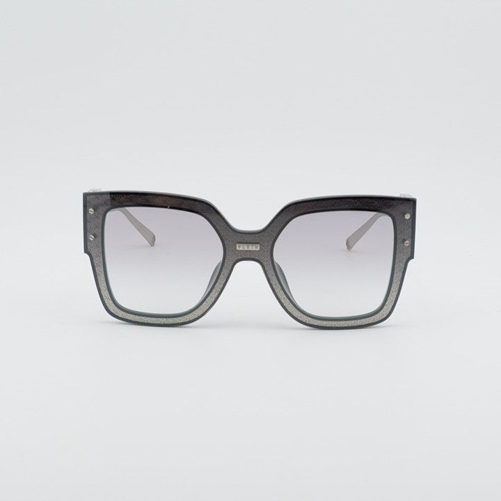 Philipp Plein Philipp Plein SPP041M Z42X Sunglasses Black Square Frame Size ONE SIZE - 5 Thumbnail