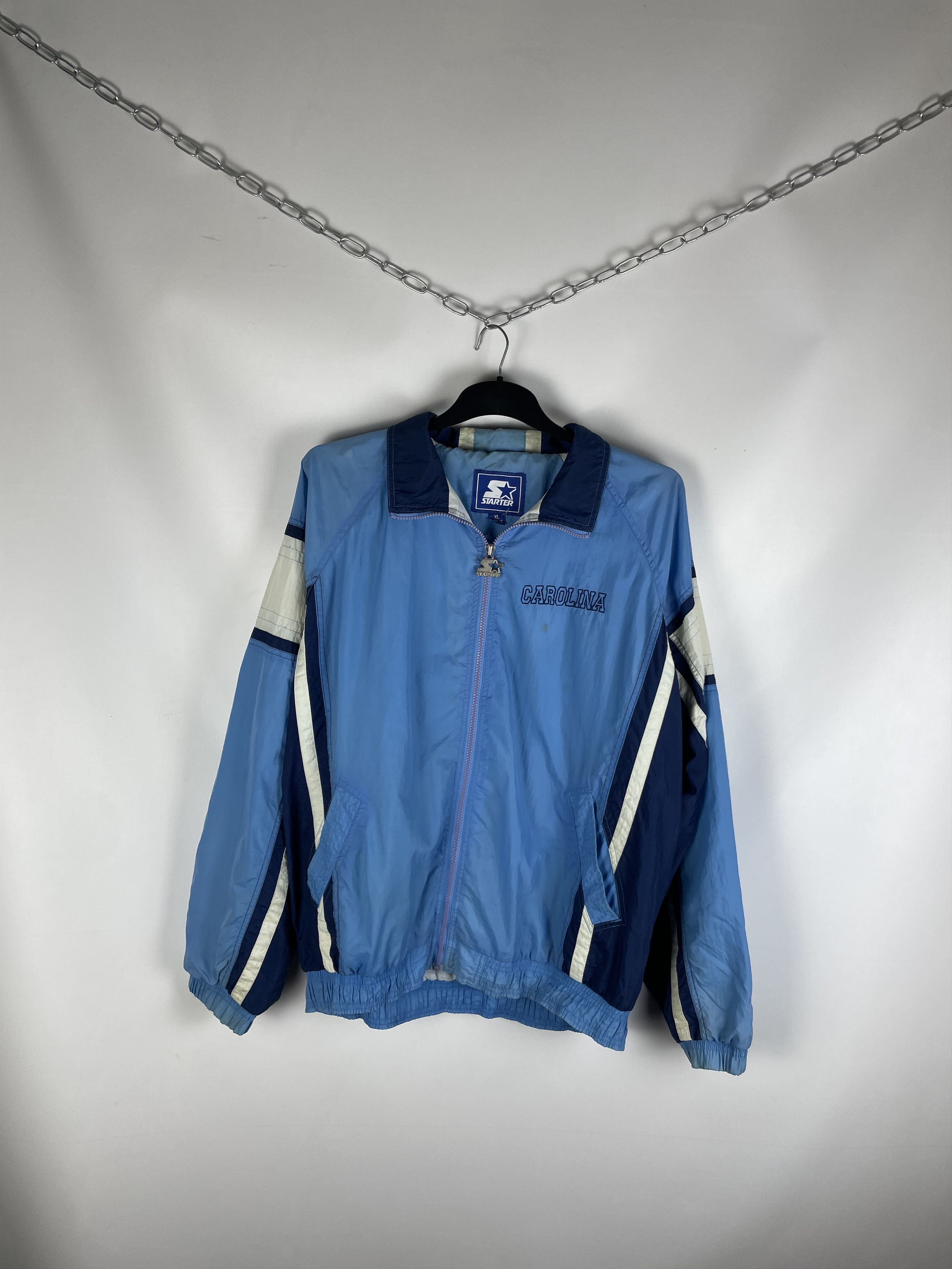 Starter Starter Jacket Carolina Tar Heels Size US XL / EU 56 / 4 - 5 Thumbnail