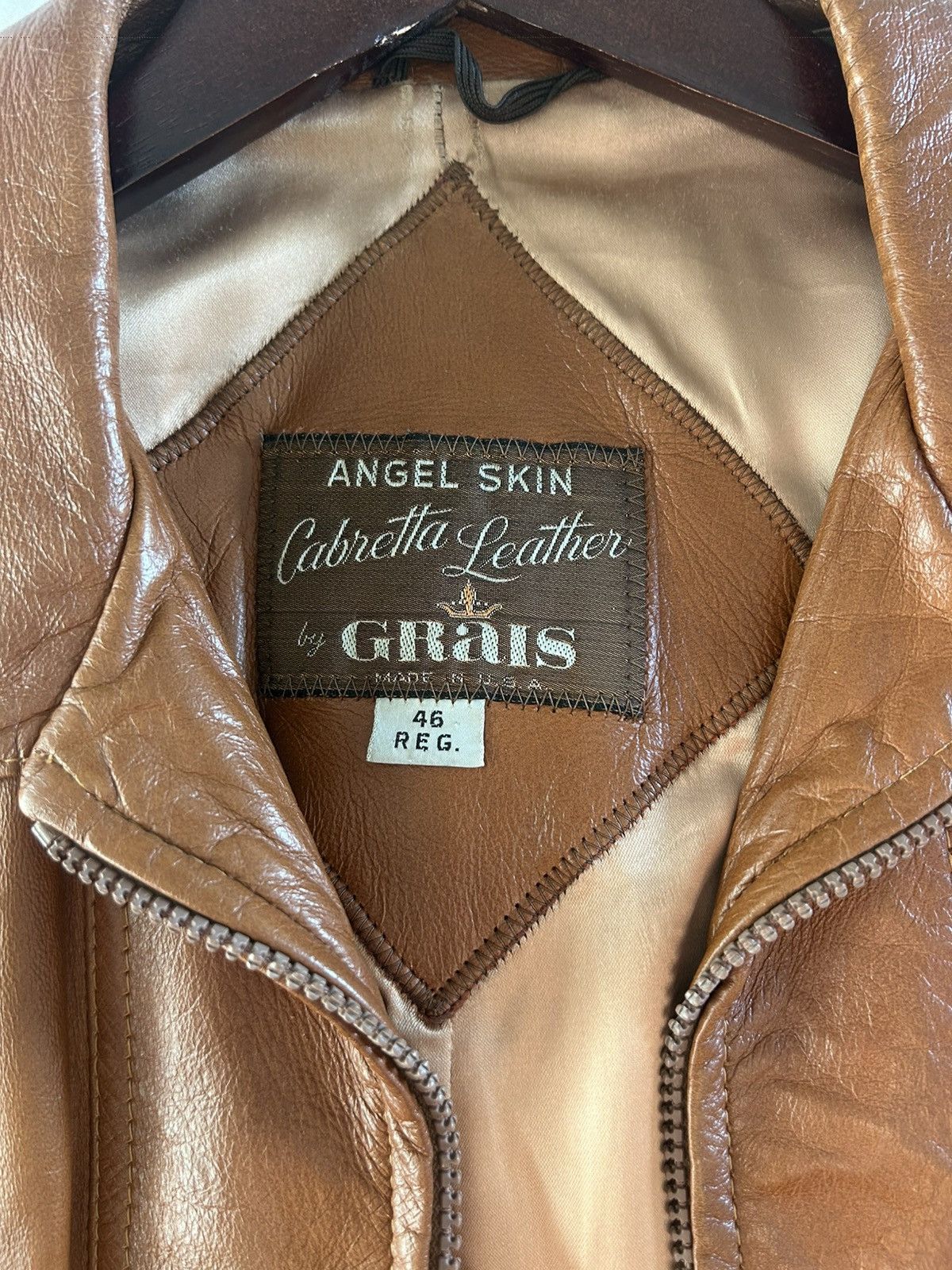 Other Grais Vintage Leather Jacket Size US M / EU 48-50 / 2 - 3 Thumbnail