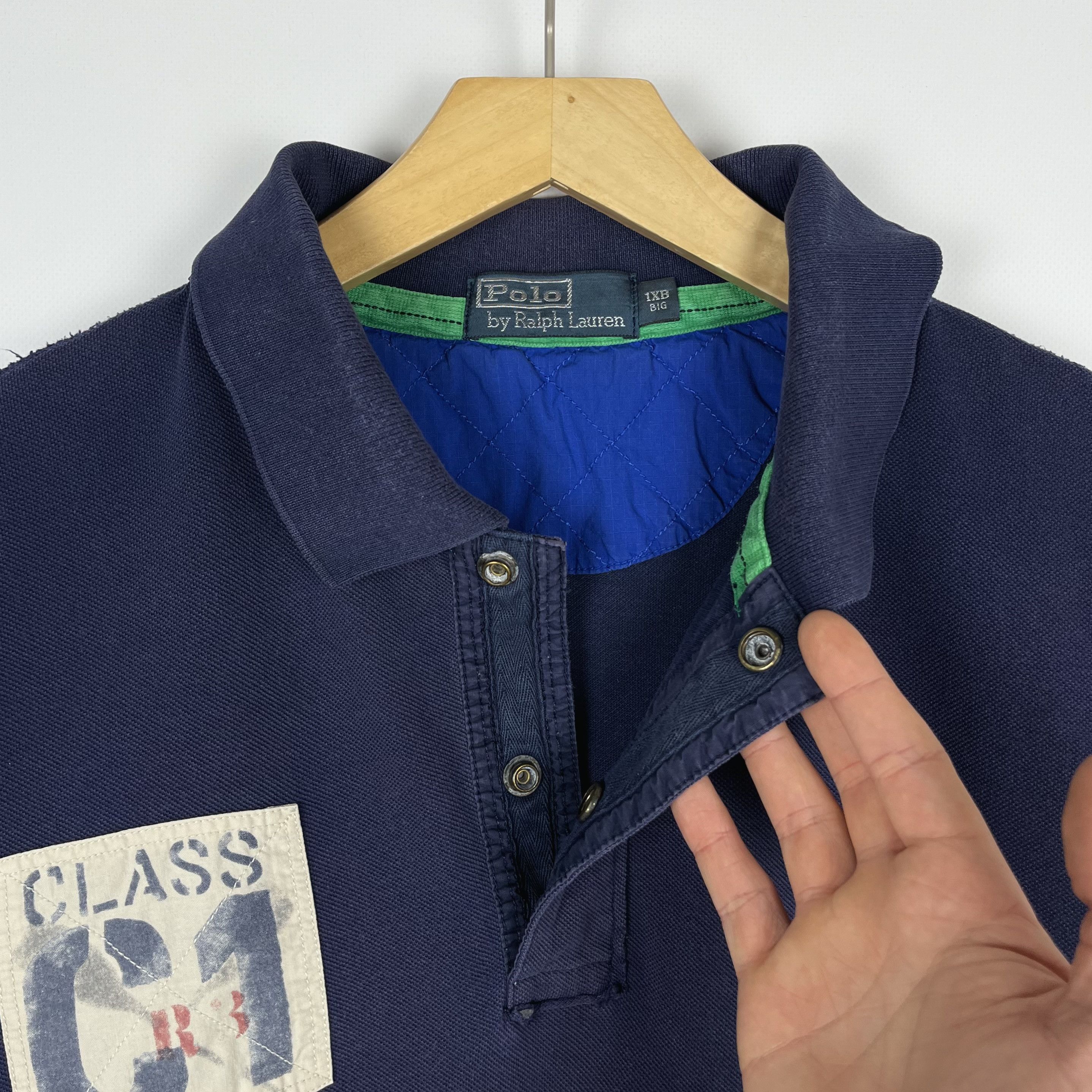 Polo Ralph Lauren Vintage Polo Ralph Lauren Rafting Big Logo Polo Shirt 90’s Size US XXL / EU 58 / 5 - 16 Thumbnail