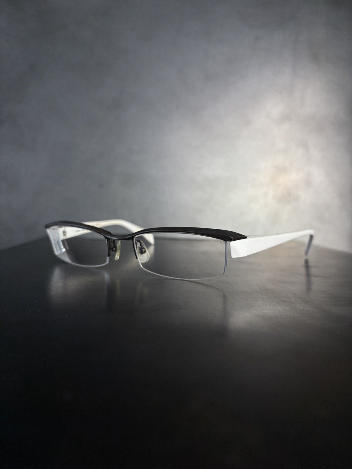 Japanese Brand × Other Y2K Kio Yamato Japan Titanium Glider Glasses HalfRim KT-277A Size ONE SIZE - 1 Thumbnail