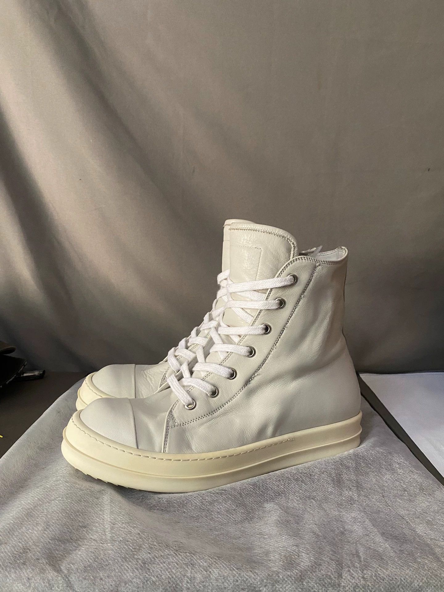 Rick Owens Rick Owens high-top leather Converse sneakers Size US 7 / IT 37 - 5 Thumbnail