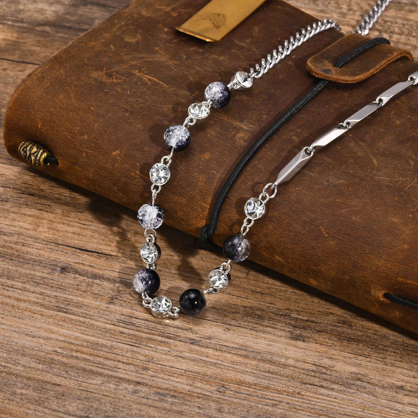 Jewelry × Vintage 8mm Beads Chain Necklace Size ONE SIZE - 1 Thumbnail