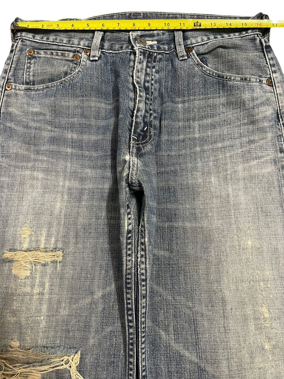 Levi's Vintage 90s Levis 503 Mud Wash Style Distressed Baggy Jeans Size US 32 / EU 48 - 12 Thumbnail