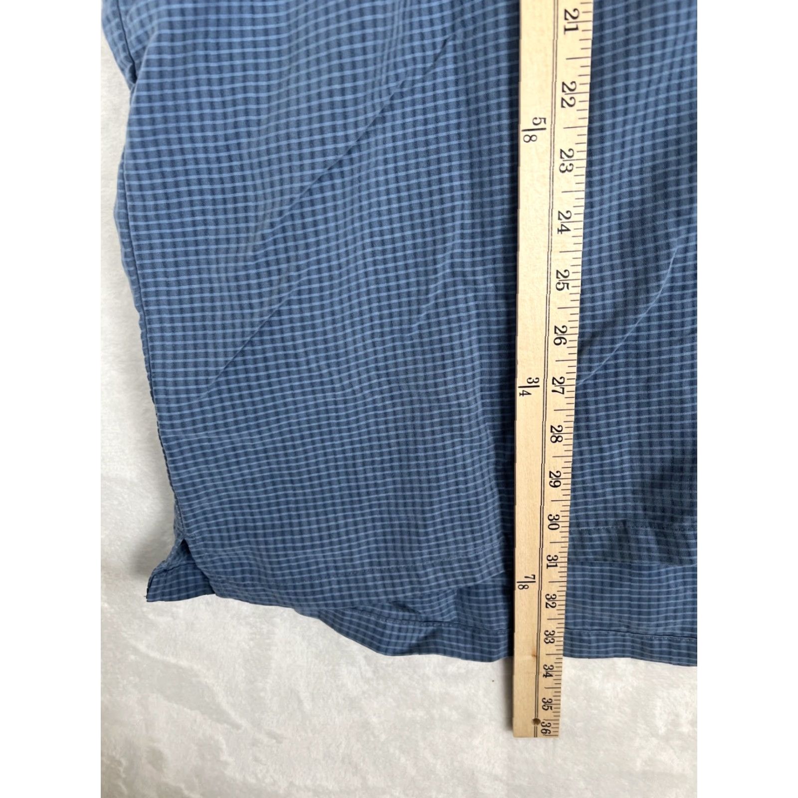 Big Dogs VINTAGE Big Dogs Shirt Short Sleeve Button-Up 3XL Blue Plaid Mens Size US XXL / EU 58 / 5 - 3 Thumbnail