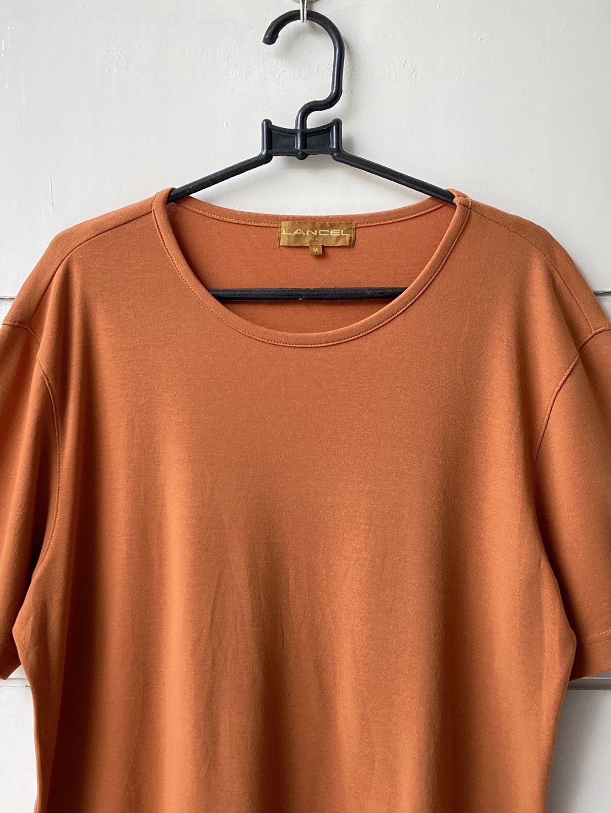 Lancel LANCEL PARIS Orange T-shirt Size US S / EU 44-46 / 1 - 11 Thumbnail