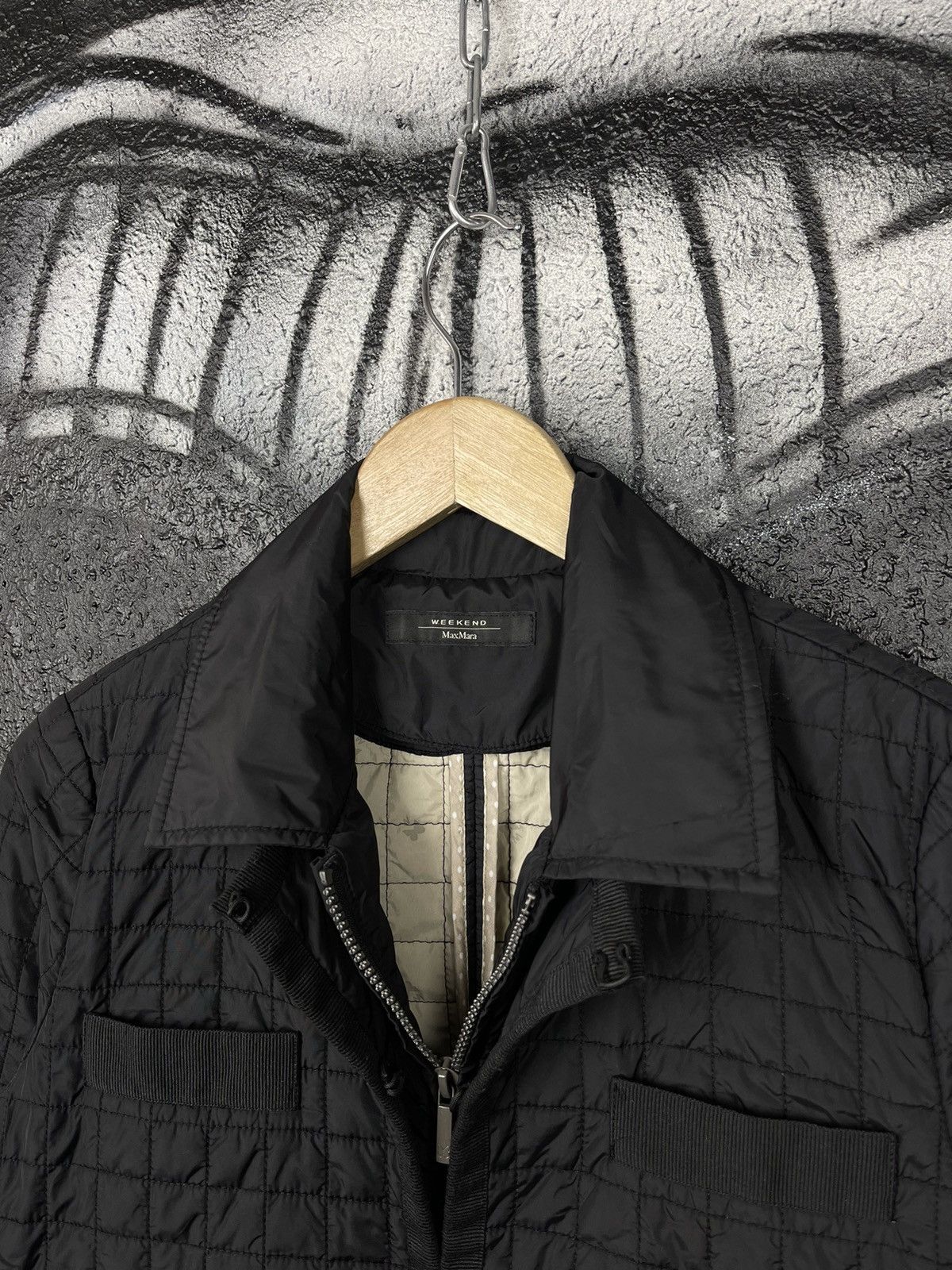 Weekend Max Mara Weekend x Max Mara Black Quilted Jacket Women’s Size 6 Size S / US 4 / IT 40 - 5 Thumbnail