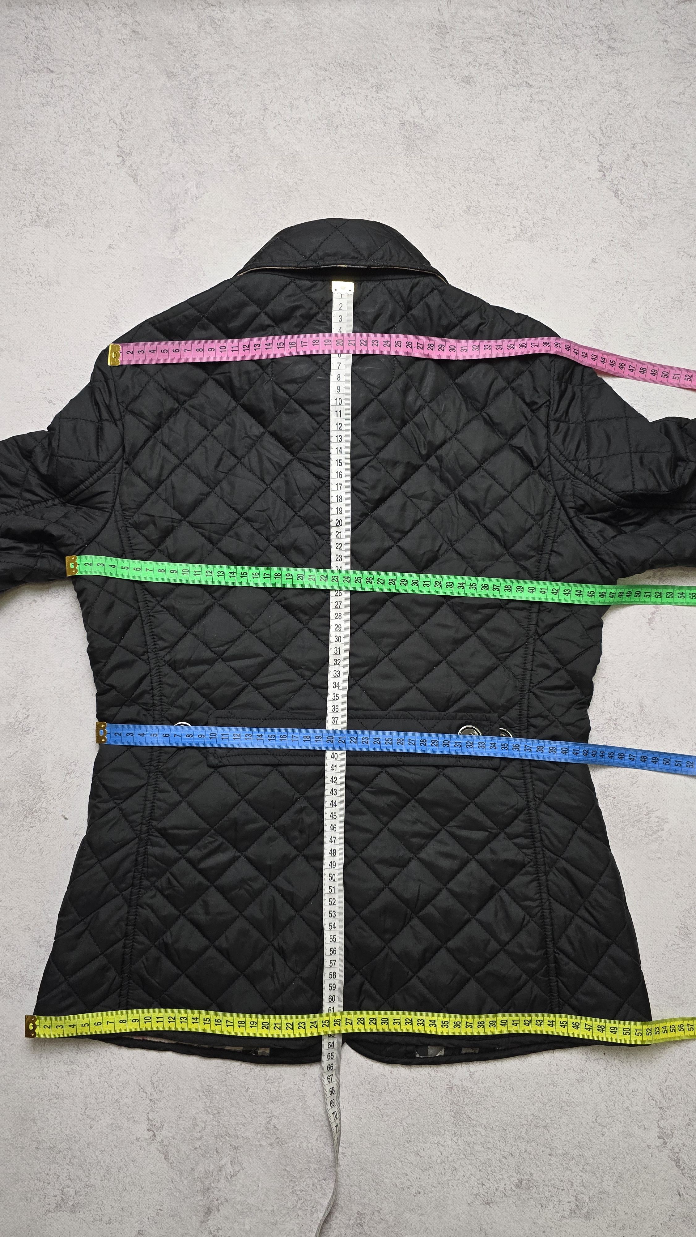 Burberry Burberry Brit Women’s Black Quilted Jacket Nova Check Size XS / US 0-2 / IT 36-38 - 3 Thumbnail