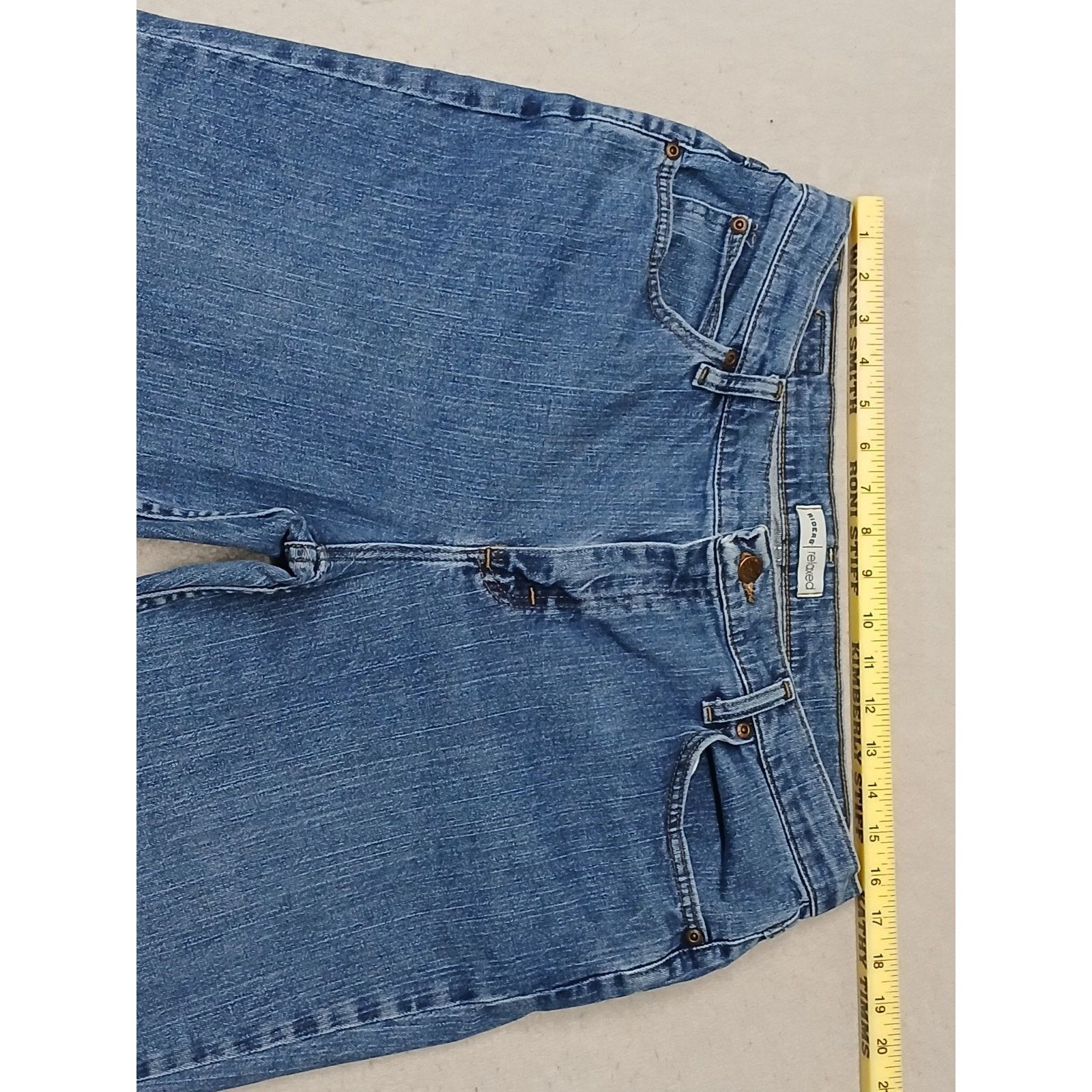 Other Ryders (14P) women's Relaxed Straight Leg Blue Denim Jeans Size 36" / US 14 / IT 50 - 3 Thumbnail