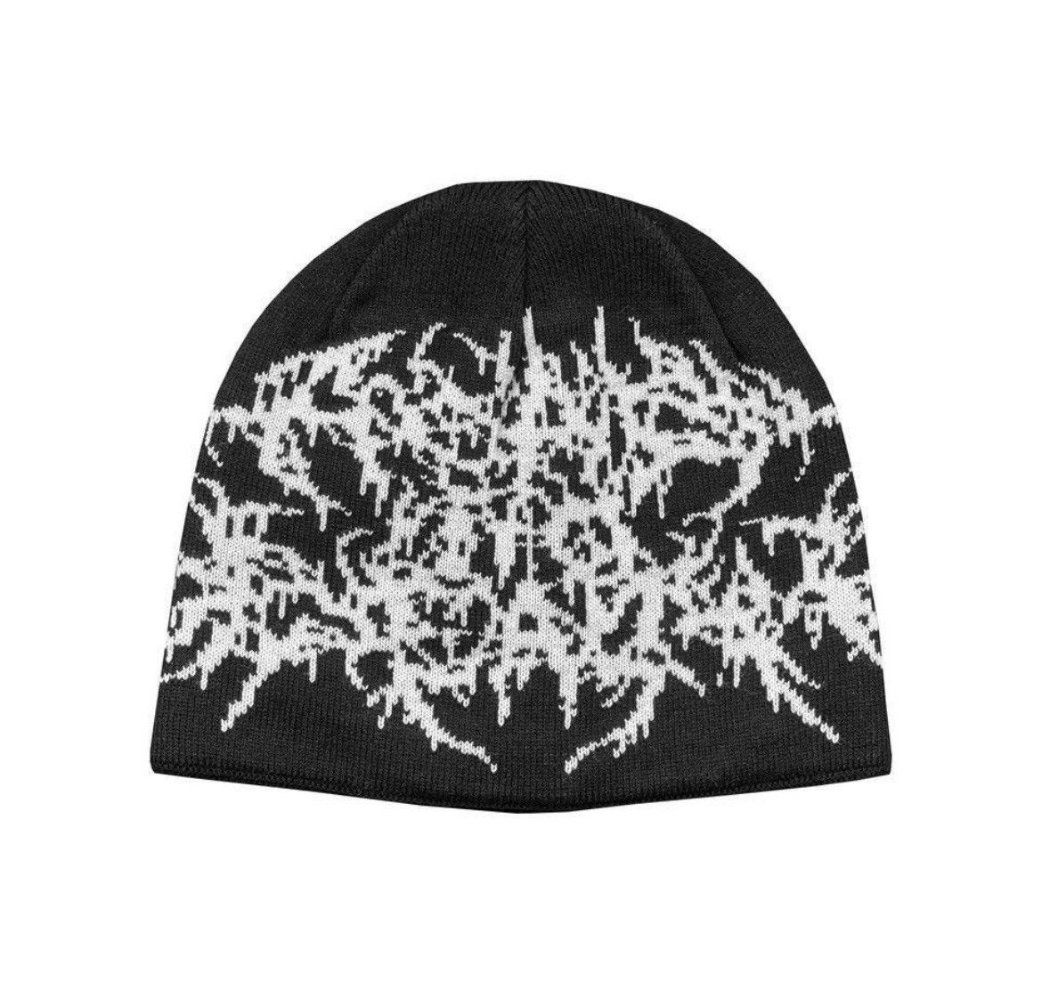 Japanese Brand × Vintage Black and White y2k Beanie Size ONE SIZE - 1 Thumbnail