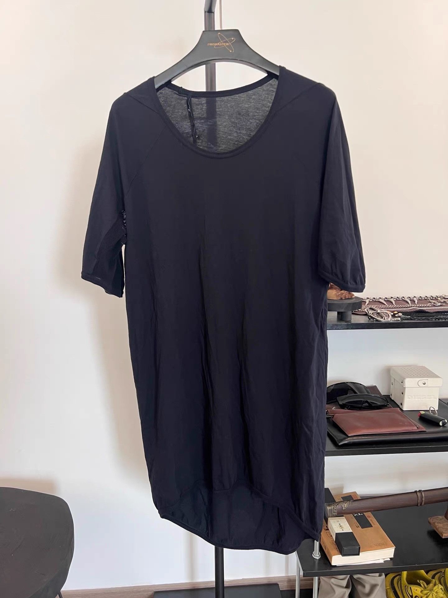 11 By Boris Bidjan Saberi 11by BBS Sheer Insert Print T-Shirt K35 Size US XL / EU 56 / 4 - 2 Thumbnail