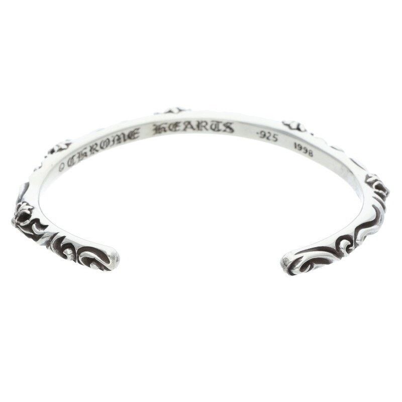 Chrome Hearts Chrome Hearts Silver Bangle Bracelet Size ONE SIZE - 2 Thumbnail