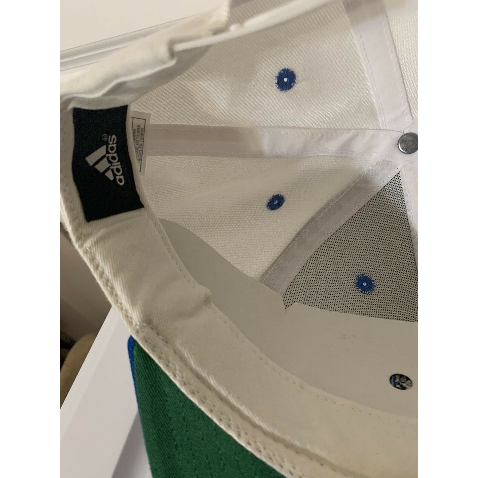 Adidas New Adidas ORLANDO MAGIC WHITE Blue Snap Back NWT Size ONE SIZE - 6 Thumbnail