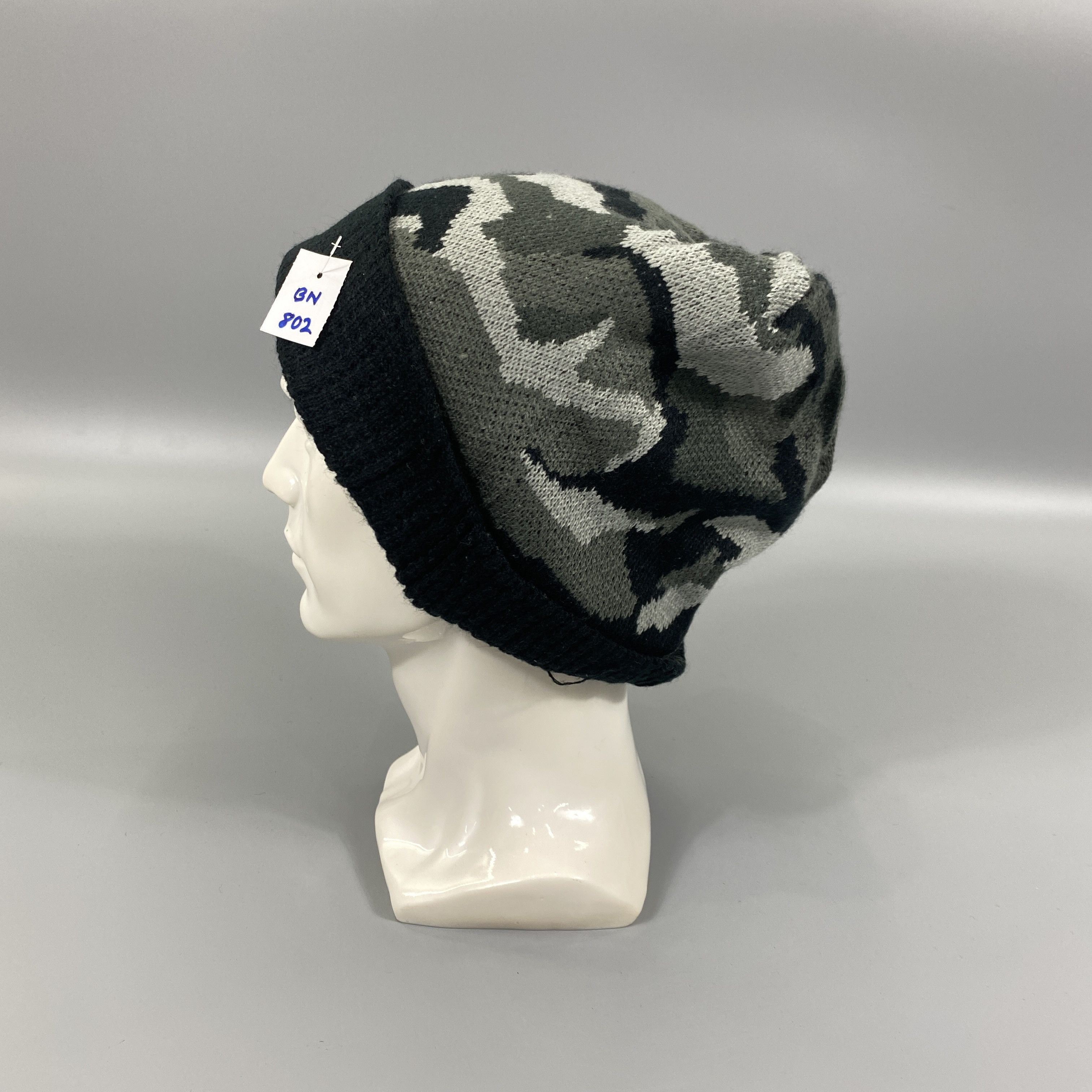 Vintage Level Stripe Reversible Beanie Hat -BN802 Size ONE SIZE - 1 Thumbnail