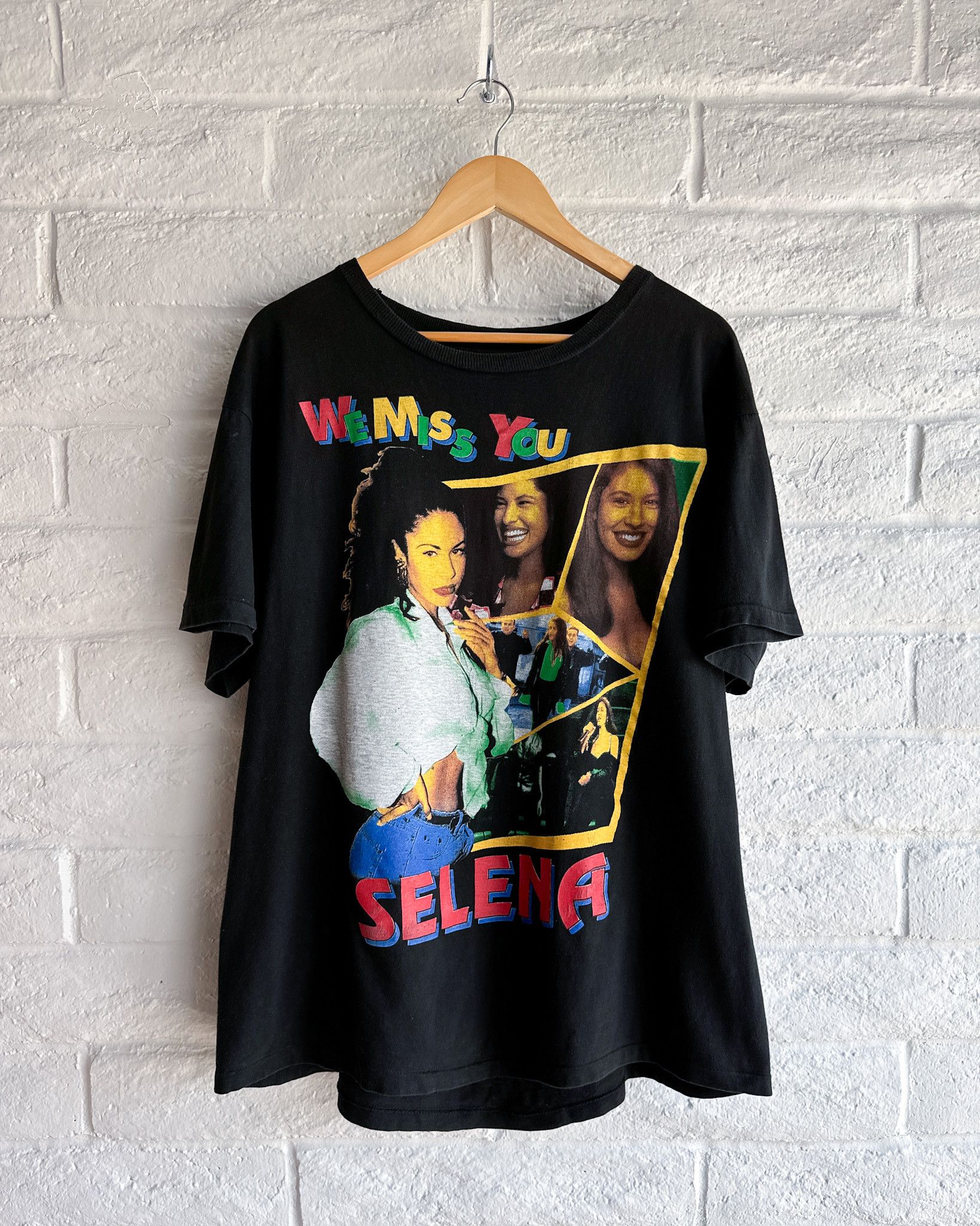 Vintage Vintage 90s Selena Quintanilla We Miss You T Shirt Rap Tee 