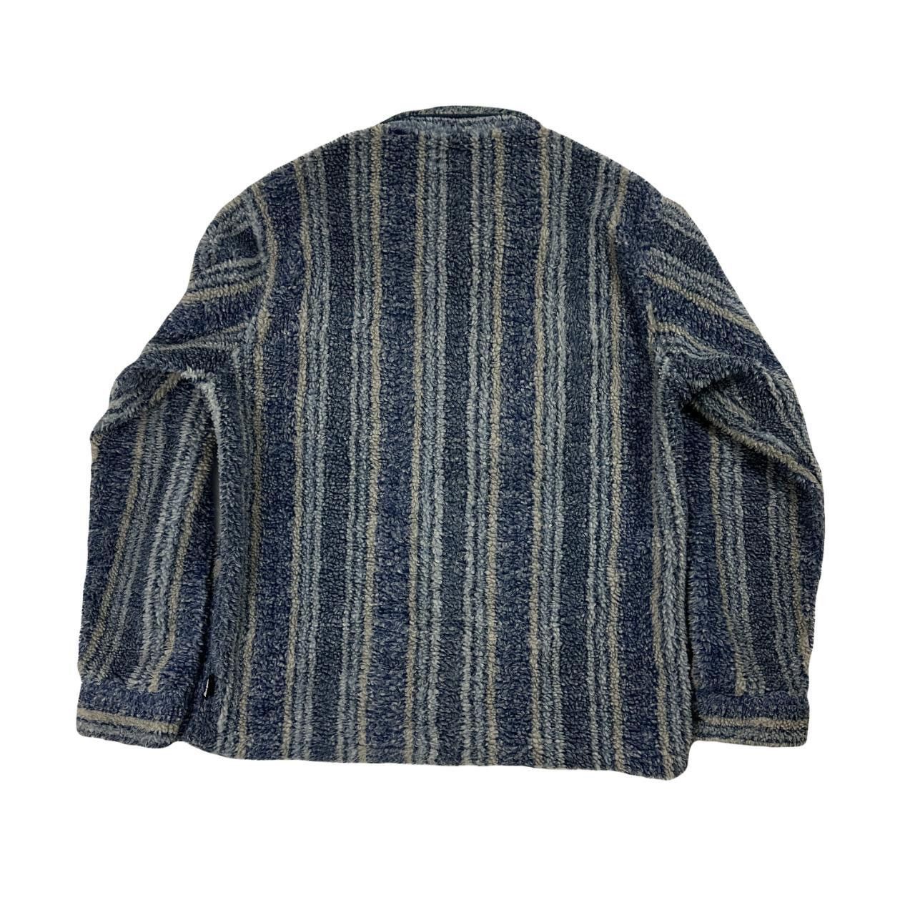 Stussy Striped Sherpa Shirt (Jacket) Size US M / EU 48-50 / 2 - 4 Thumbnail
