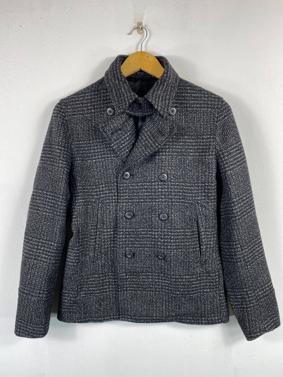 Japanese Brand japanese brand double breast wool jacket nice design Size US S / EU 44-46 / 1 - 1 Thumbnail