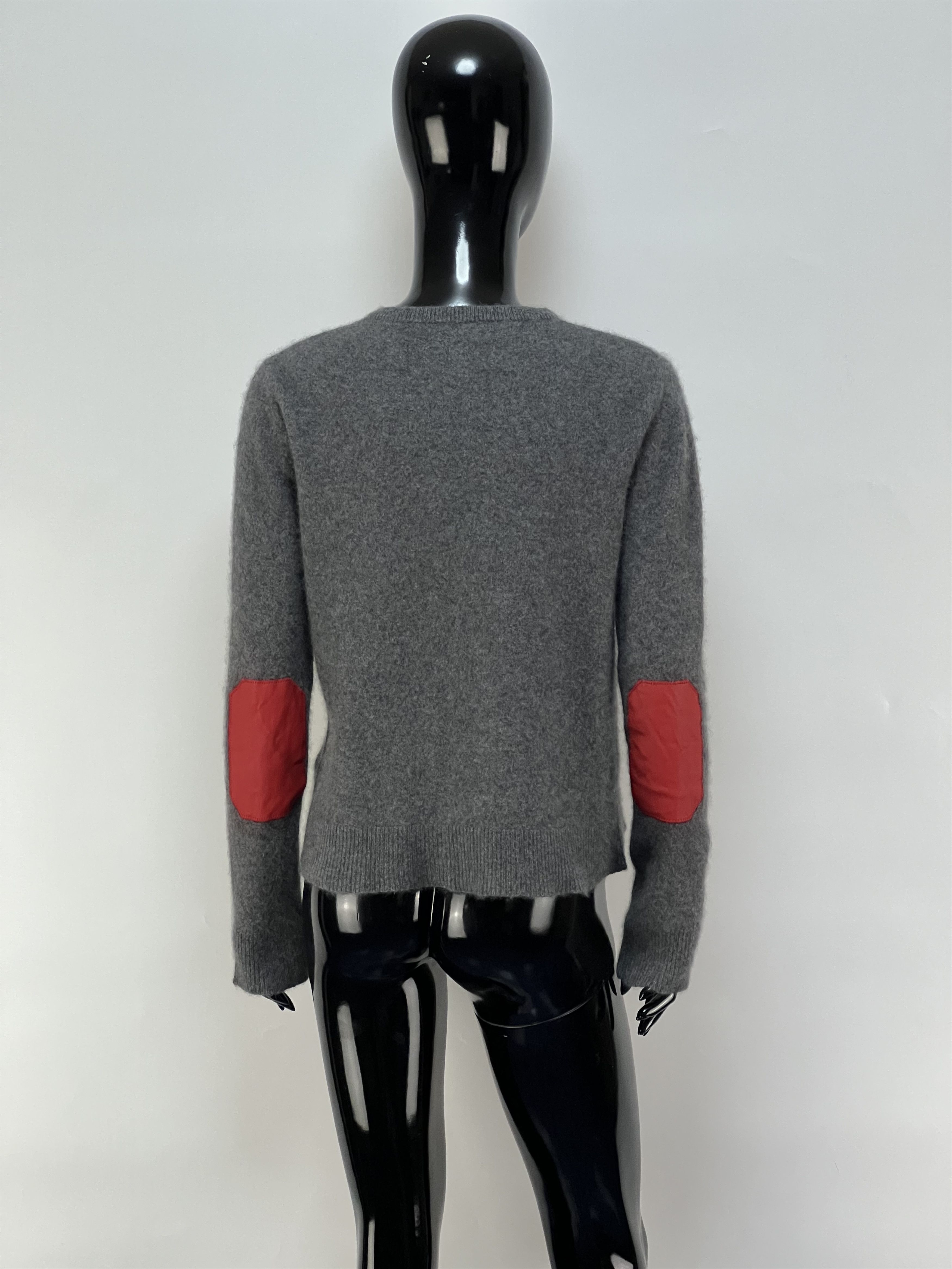 Zadig & Voltaire Zadig & Voltaire Cashmere V-Neck Sweater Leather Aplication Size S / US 4 / IT 40 - 3 Thumbnail