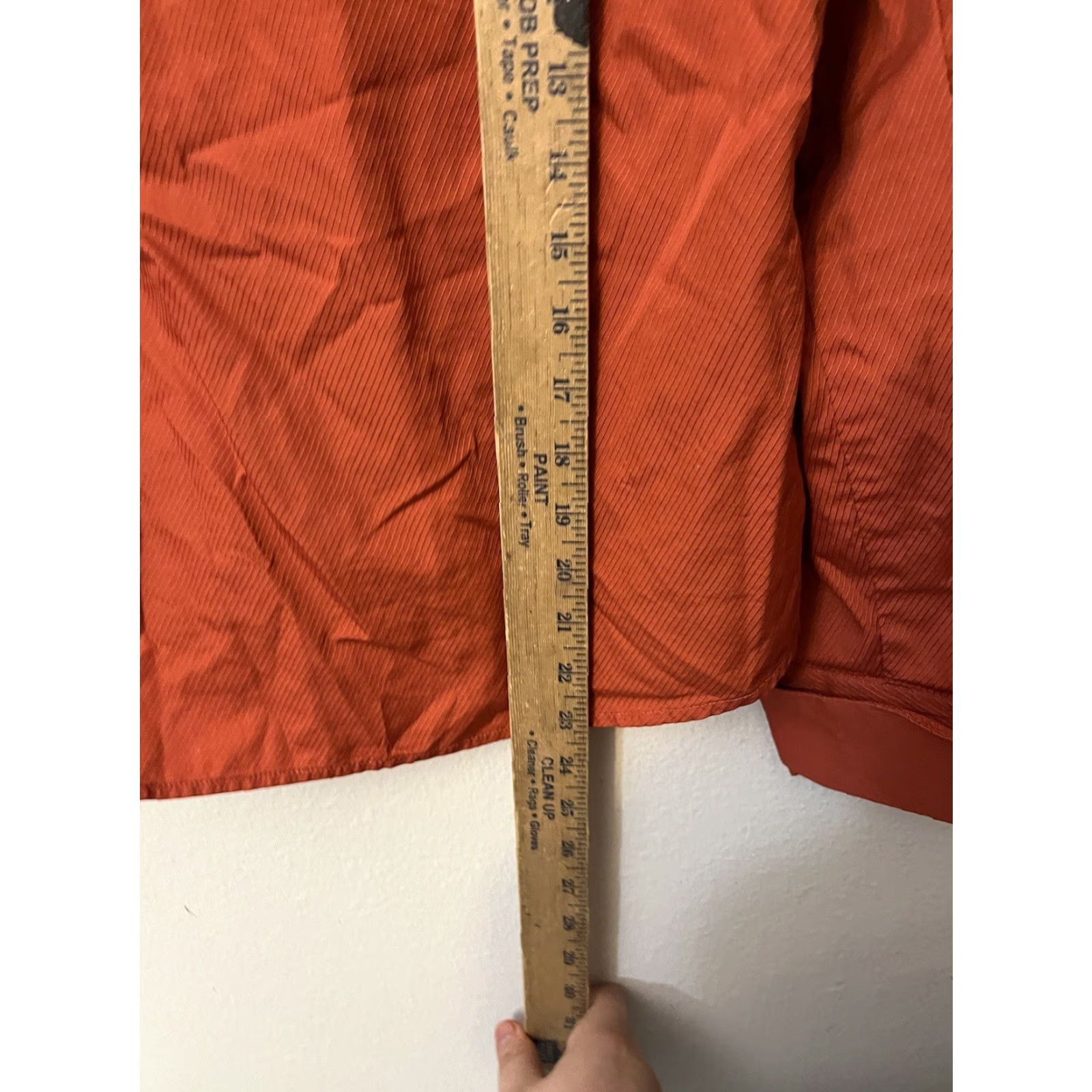 Talbots Talbots Womens Blouse Size 8P Orange Stretch Sateen Long Sleeve Collared Casual Size M / US 6-8 / IT 42-44 - 4 Thumbnail