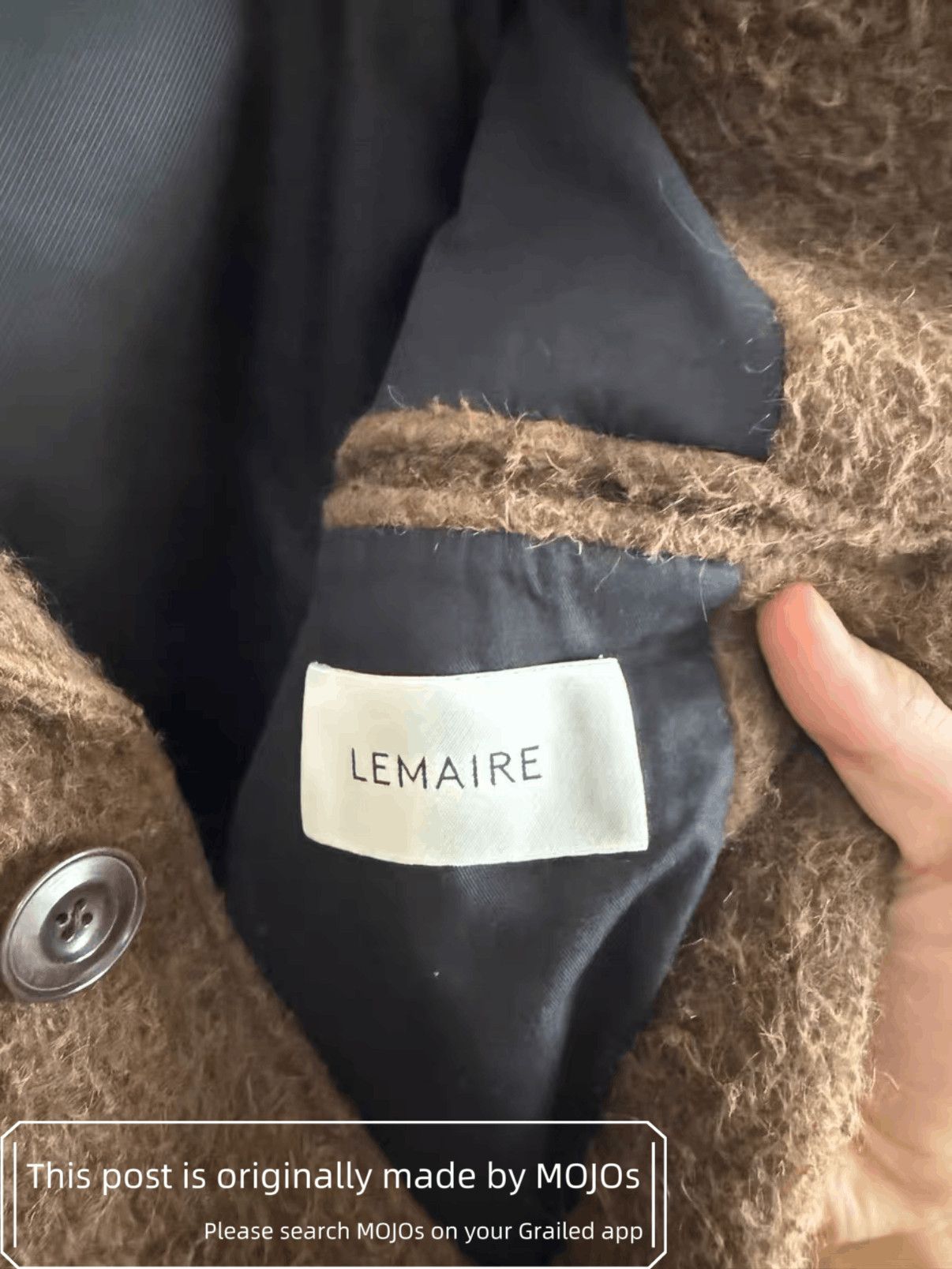 Lemaire Sz 46 Lemaire Camal Brown Coat mojos18462 Size US S / EU 44-46 / 1 - 6 Thumbnail