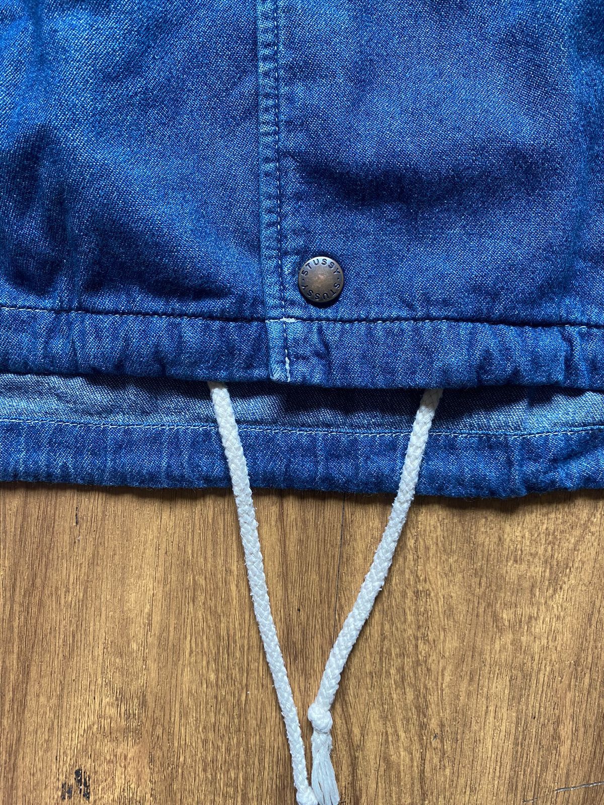 Stussy × Vintage Vintage Stussy Denim Outwear Size US XL / EU 56 / 4 - 2 Thumbnail