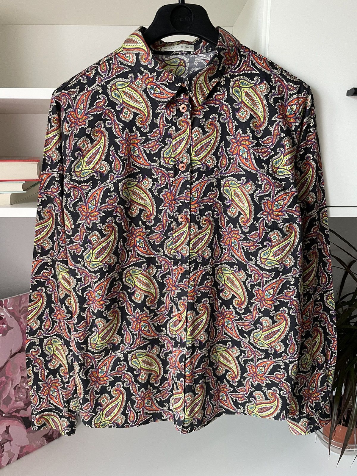 Etro Etro Vintage Over Printed Shirt Button Up Floral Size XL / US 12-14 / IT 48-50 - 5 Thumbnail