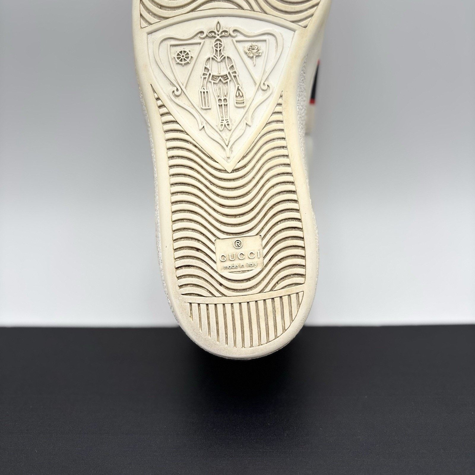Gucci (11.5 US) - Gucci Ace Gucci Stripe ‘ White, Red ‘ Size US 11.5 / EU 44-45 - 9 Thumbnail