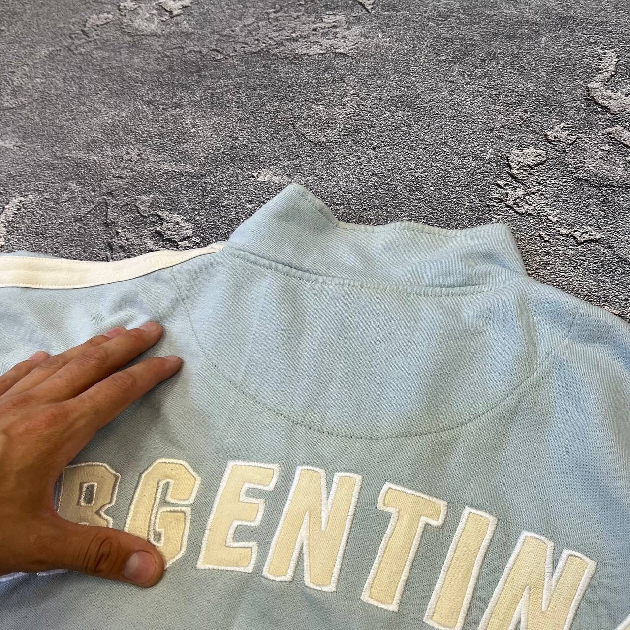 Japanese Brand × Vintage Vintage Argentina Team🇦🇷 #10 Boxy Olympi Zip Jacket Y2k Size US L / EU 52-54 / 3 - 17 Thumbnail