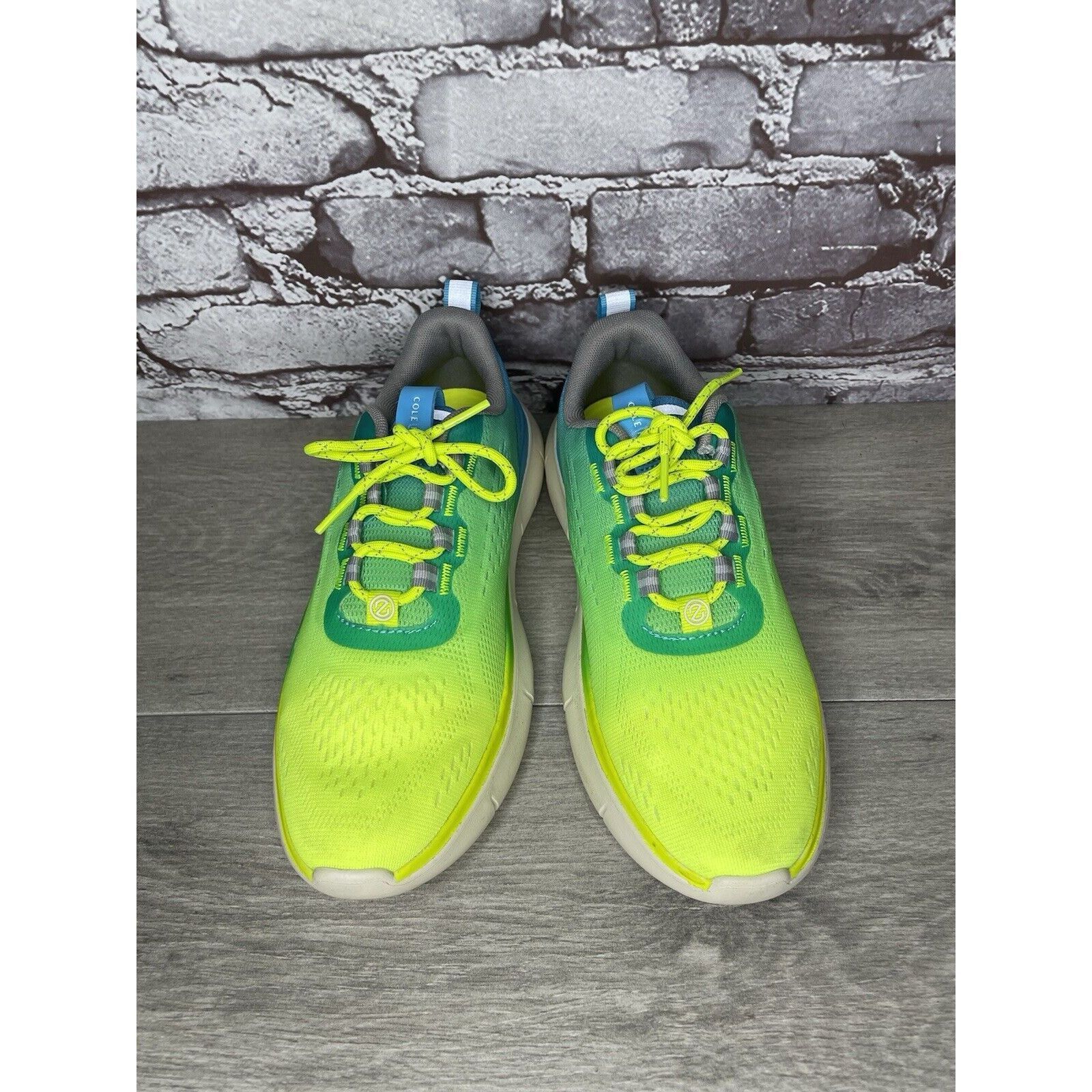 Cole Haan Cole Haan Zero Grand 212850 Journey Blue Yellow Synthetic Sh Size US 7.5 / IT 37.5 - 22 Thumbnail