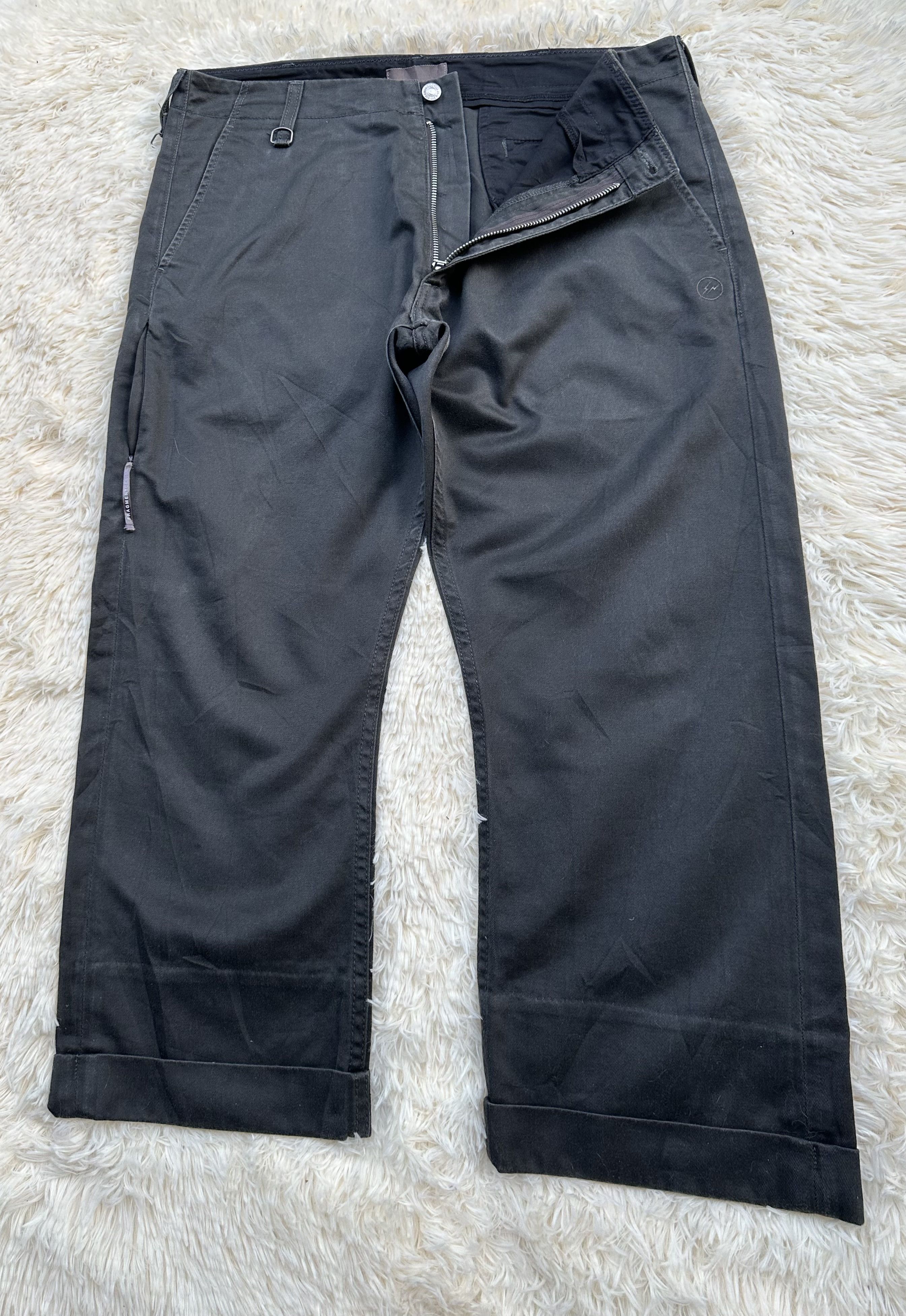 Fragment Design × Levi's Reconstructed Levi’s Fenom X Fragment Design Cropped Pant Size US 34 / EU 50 - 1 Thumbnail