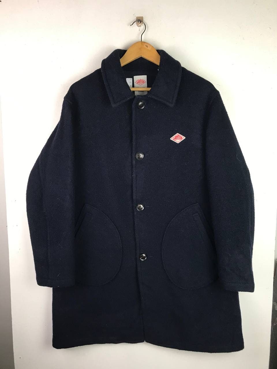 Danton × Japanese Brand Vintage Danton Vetements Long Wool Jacket Size US L / EU 52-54 / 3 - 1 Thumbnail