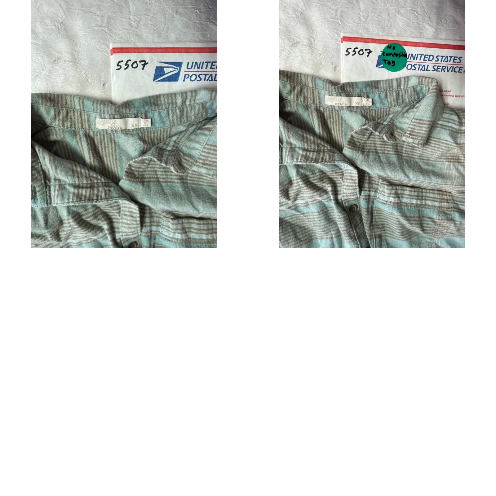 Prana prAna Striped Long Sleeve Flannel Button Down Women's XS Blouse Multicolor Shirt Womens XS Size XS / US 0-2 / IT 36-38 - 8 Thumbnail